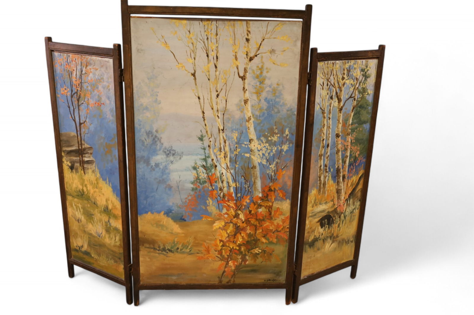 THREE PANEL DRESSING SCREEN (1 of 3)