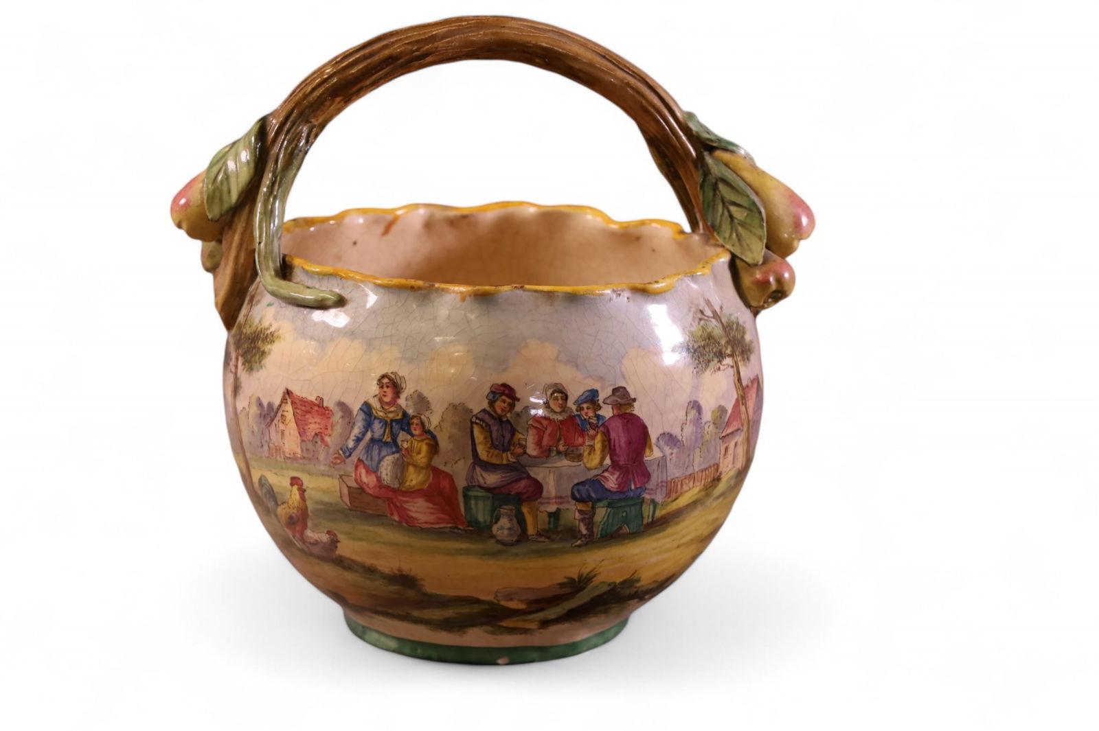 19TH CENTURY FRENCH POTTERY PLANTER (1 of 5)