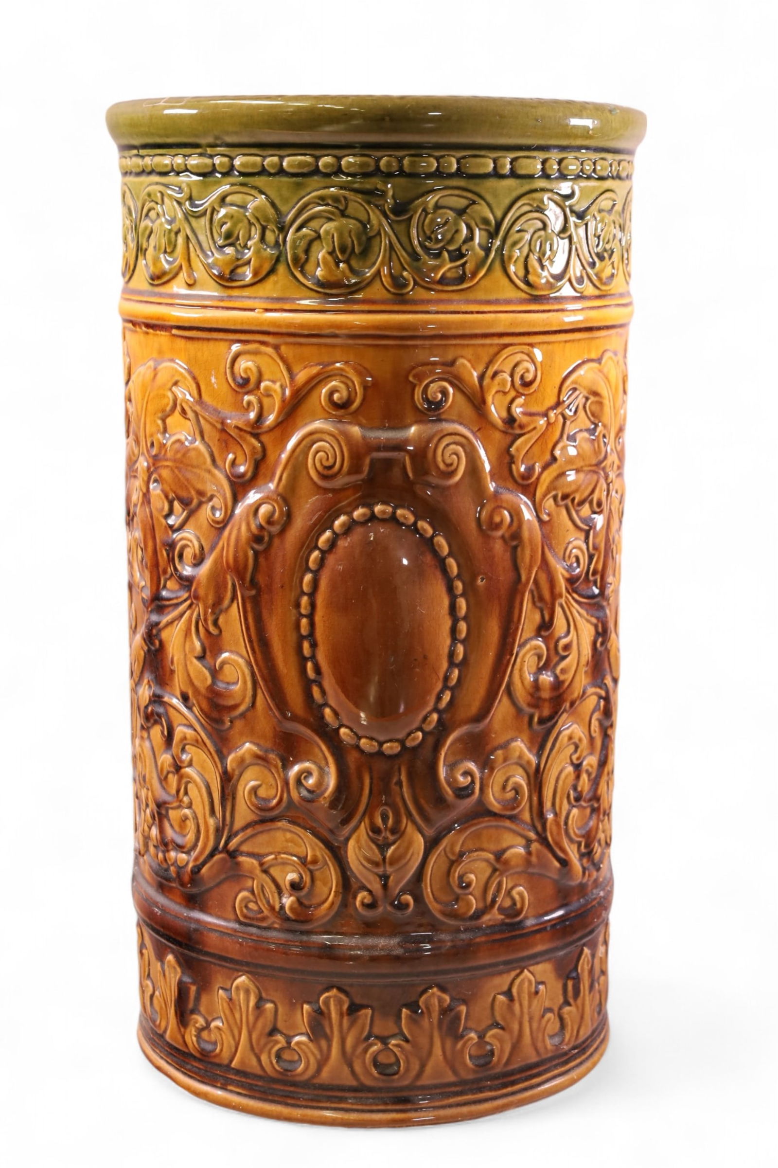 MAJOLICA UMBRELLA STAND (1 of 3)