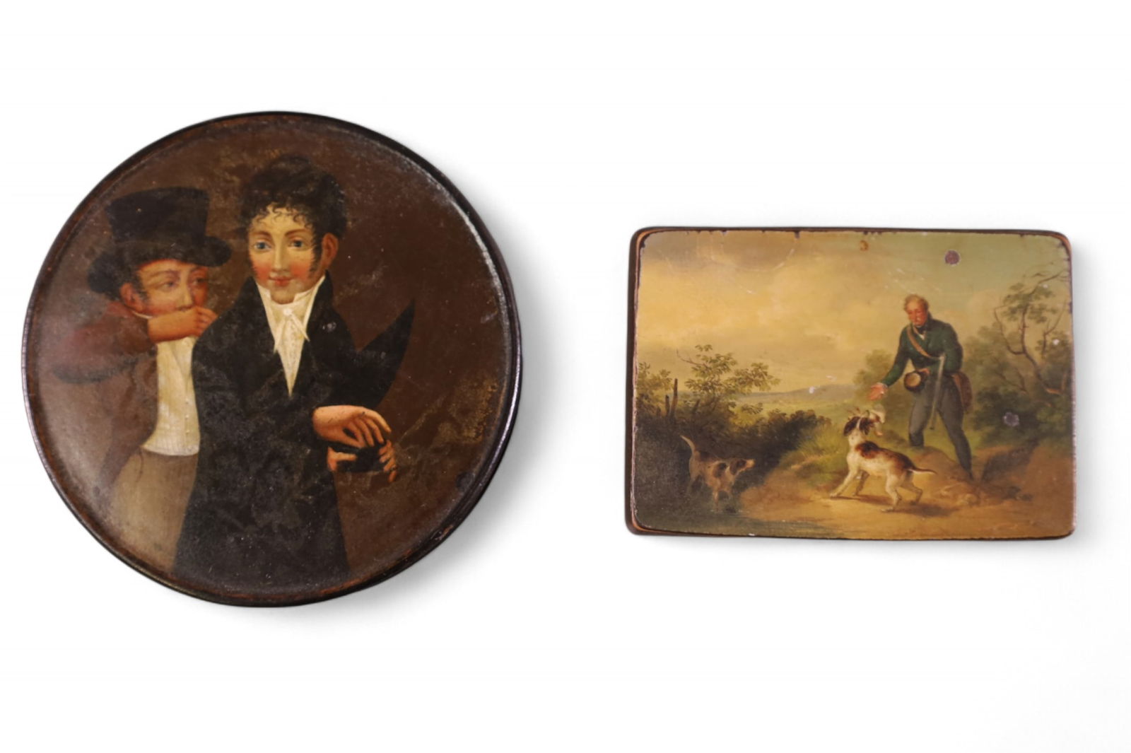 2 19TH CENTURY TOBACCO BOXES (1 of 4)