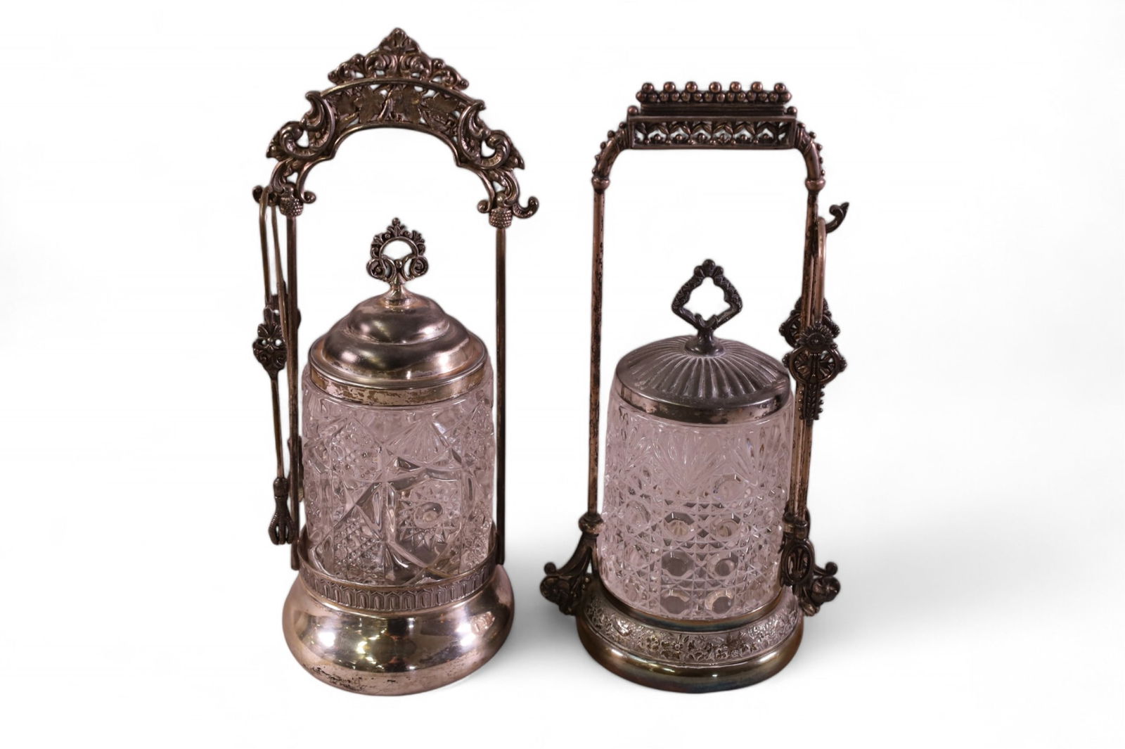 2 VICTORIAN PICKLE CASTERS (1 of 2)