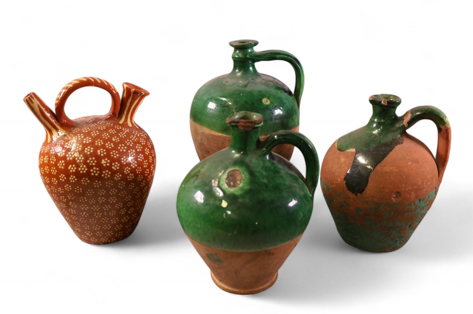 4 FRENCH POTTERY JUGS (1 of 5)