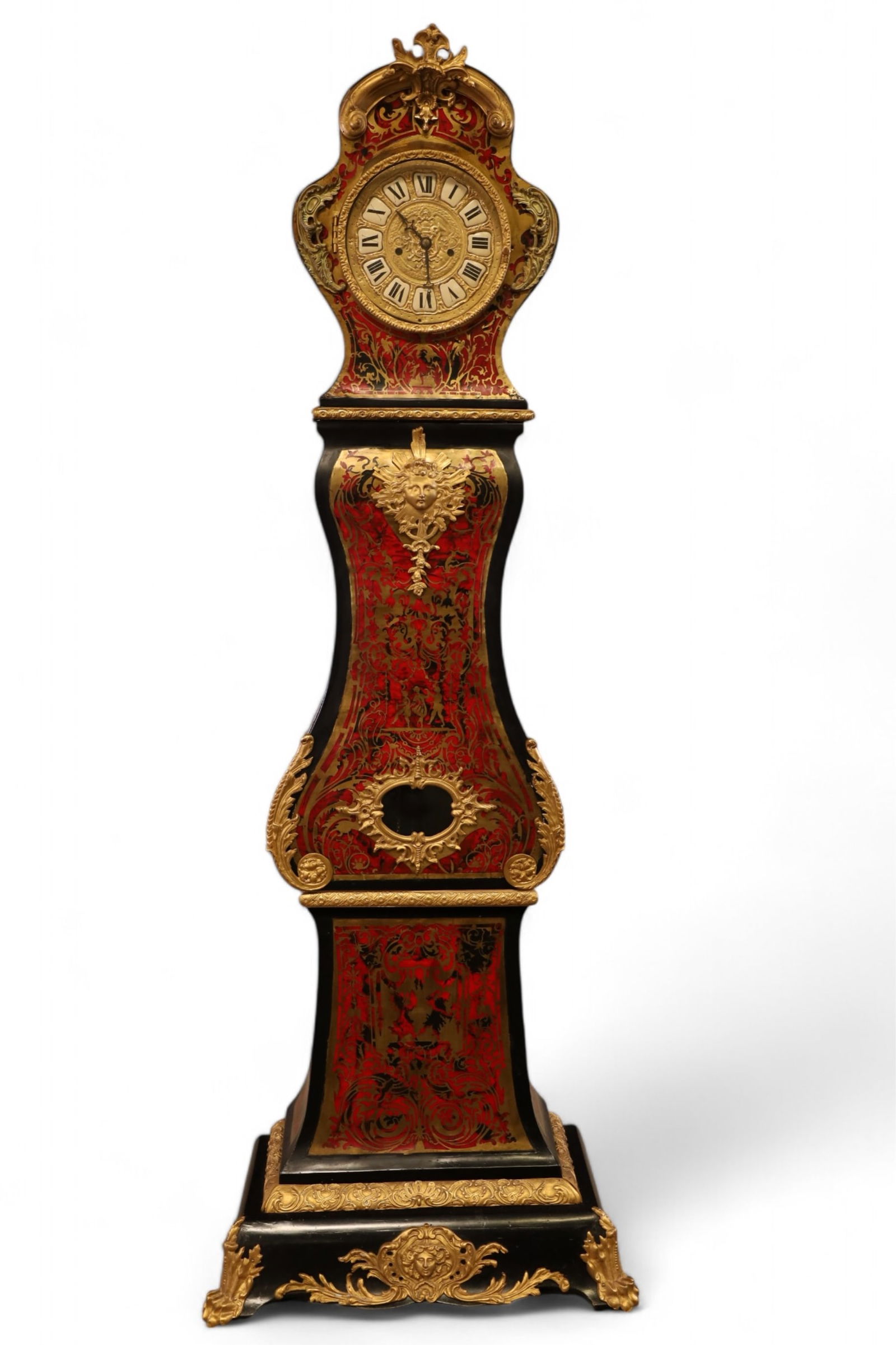 FRENCH BOULLE GRANDFATHER CLOCK (1 of 17)