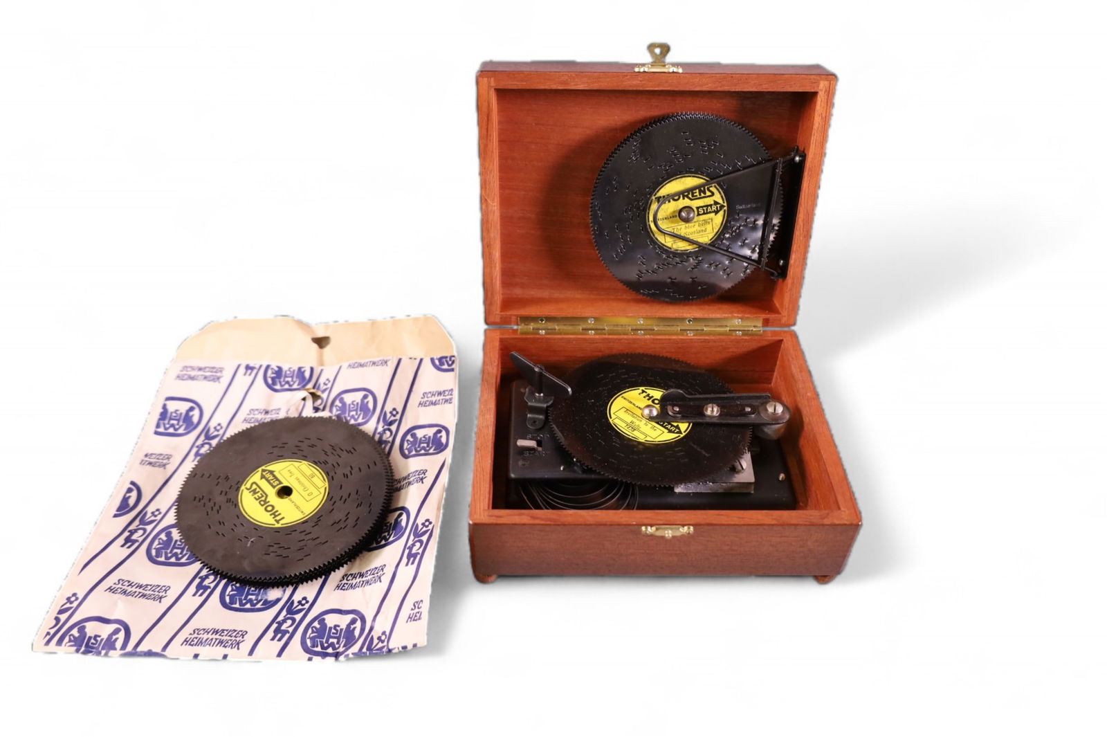 Thorens Music Box With Discs: Thorens Music Box With Discs:
