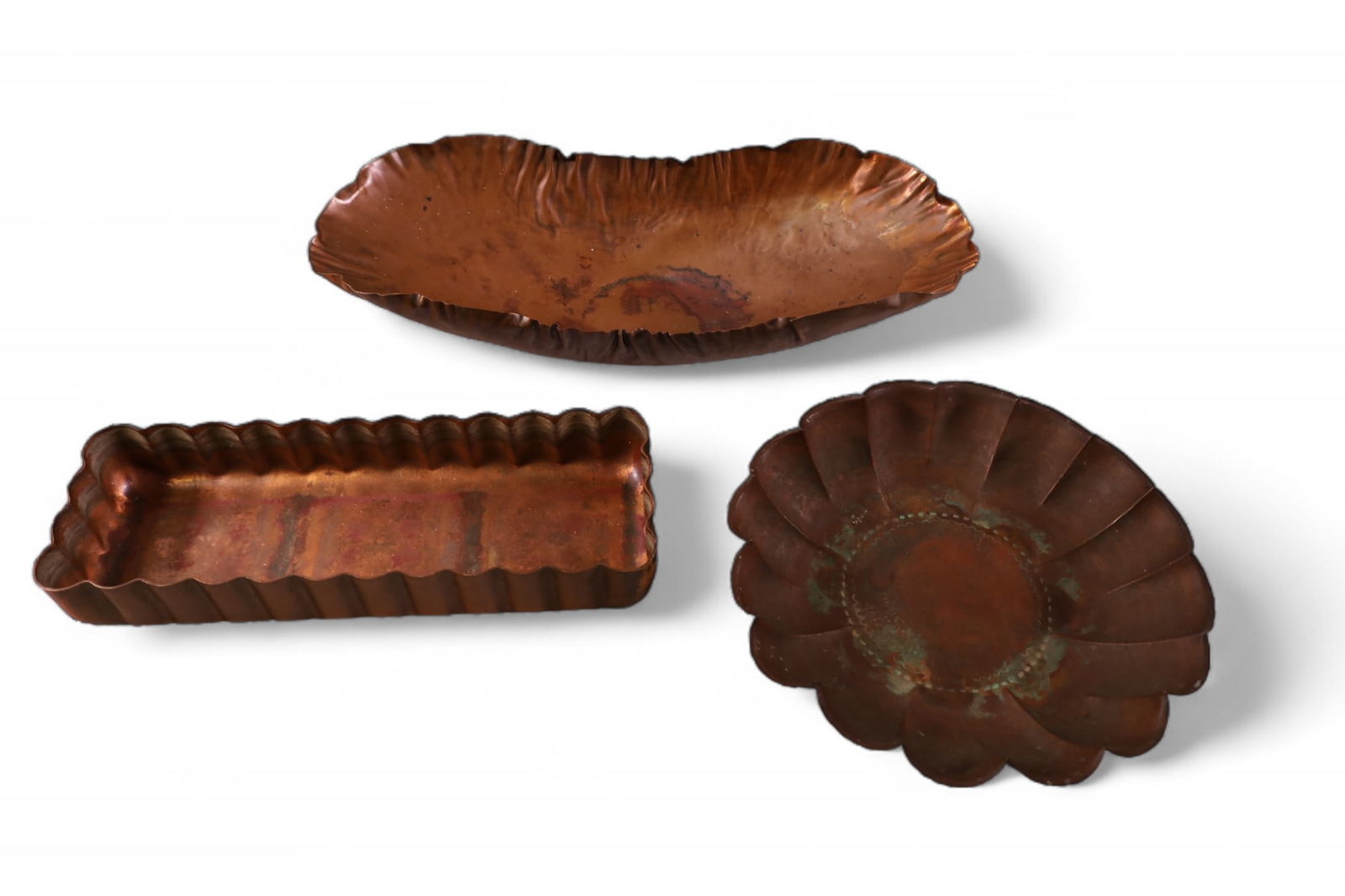 3 PIECES OF ARTS & CRAFTS COPPER (1 of 5)