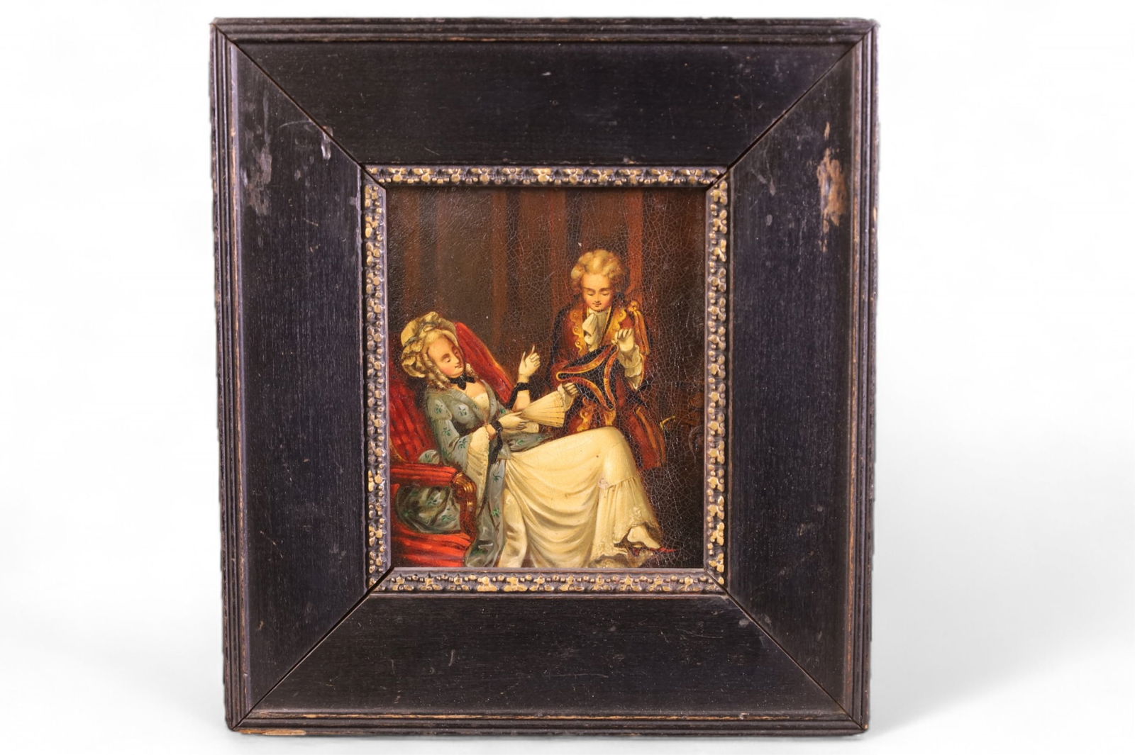 SMALL 1800'S EUROPEAN PAINTING (1 of 2)