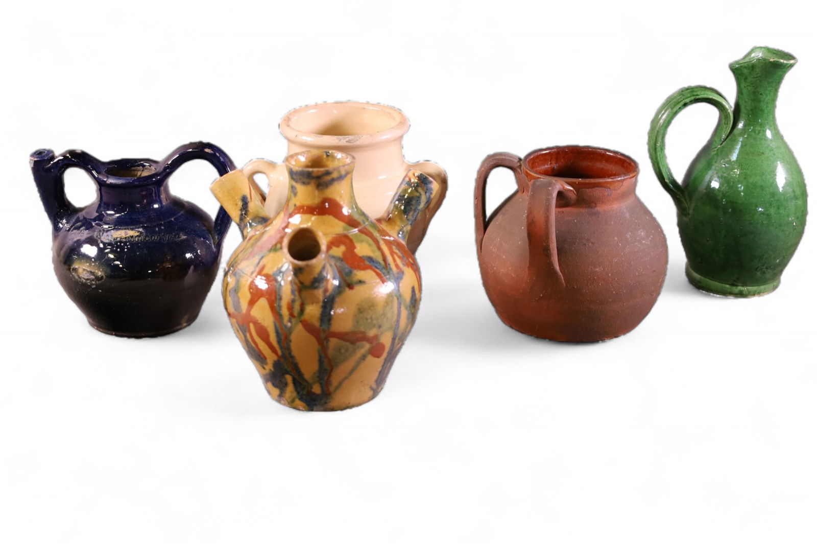 5 PIECES OF FRENCH POTTERY (1 of 3)