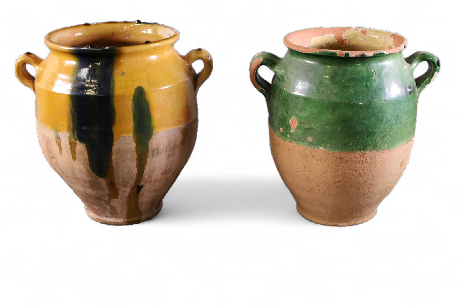 2 FRENCH POTTERY JUGS (1 of 3)