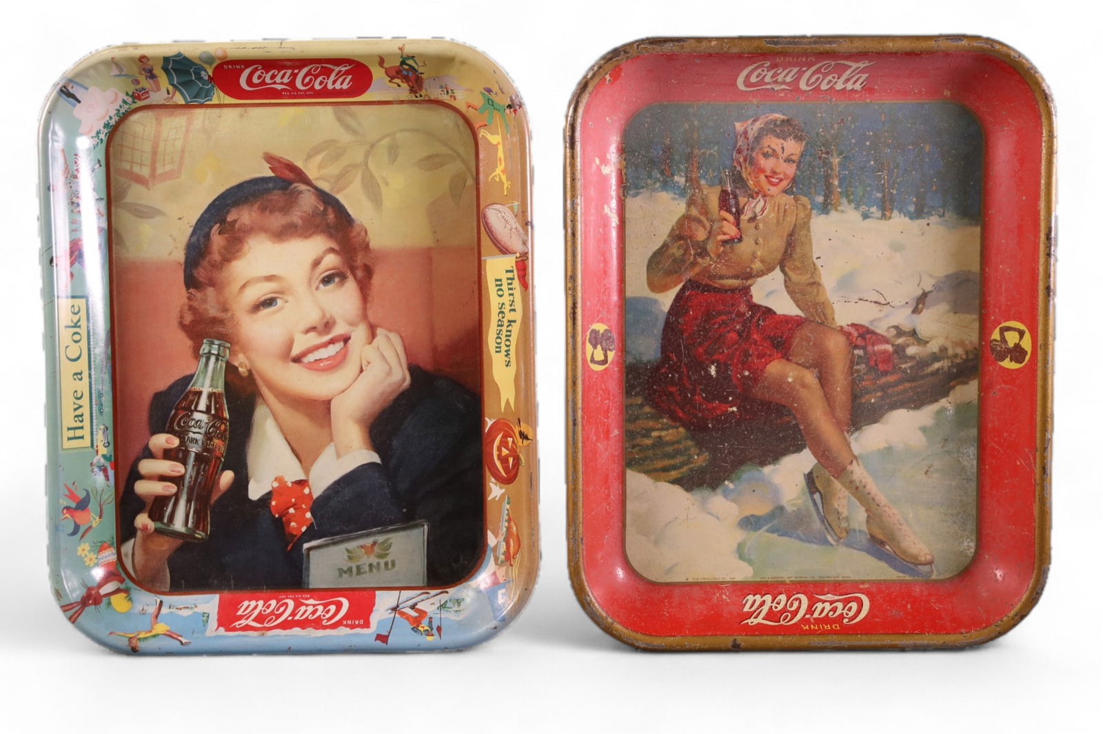 2 COCA COLA TRAYS (1 of 3)