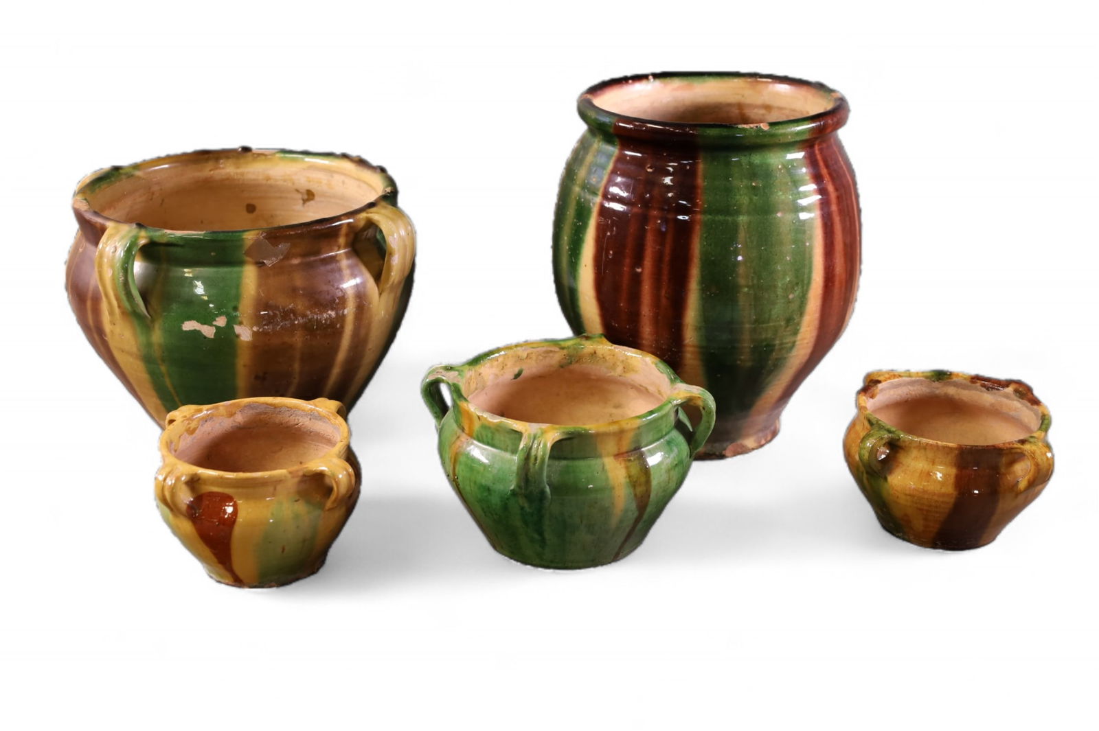 5 PIECES OF FRENCH POTTERY (1 of 3)