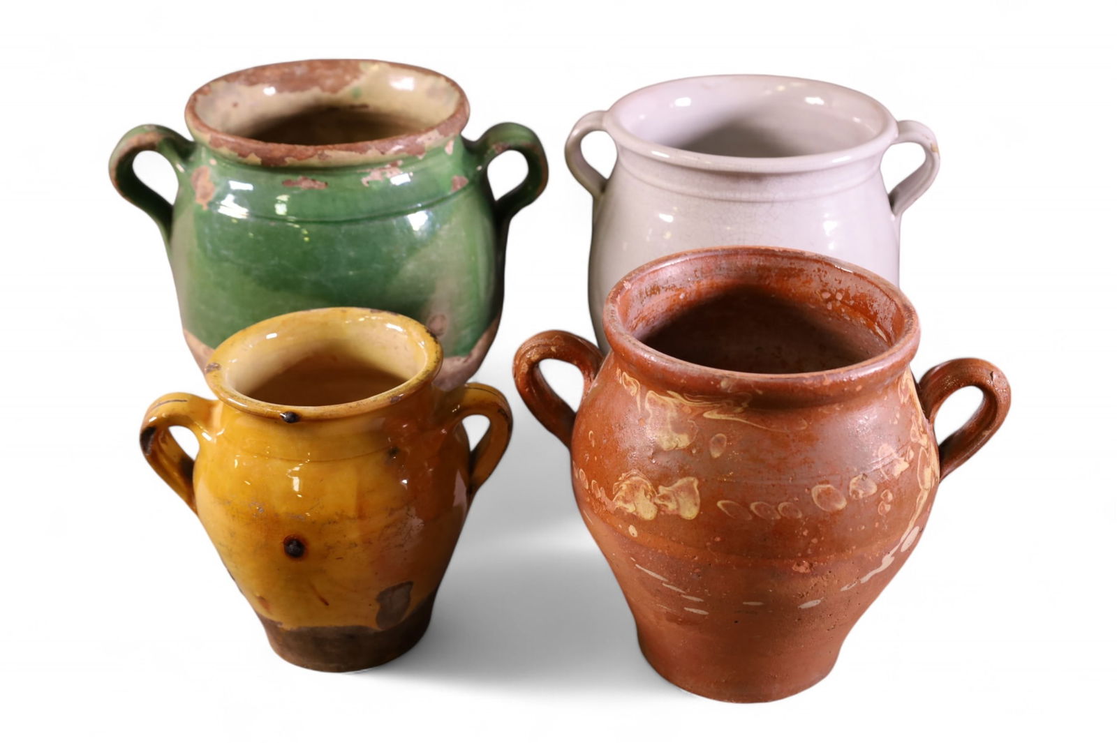 4 FRENCH POTTERY JUGS (1 of 5)