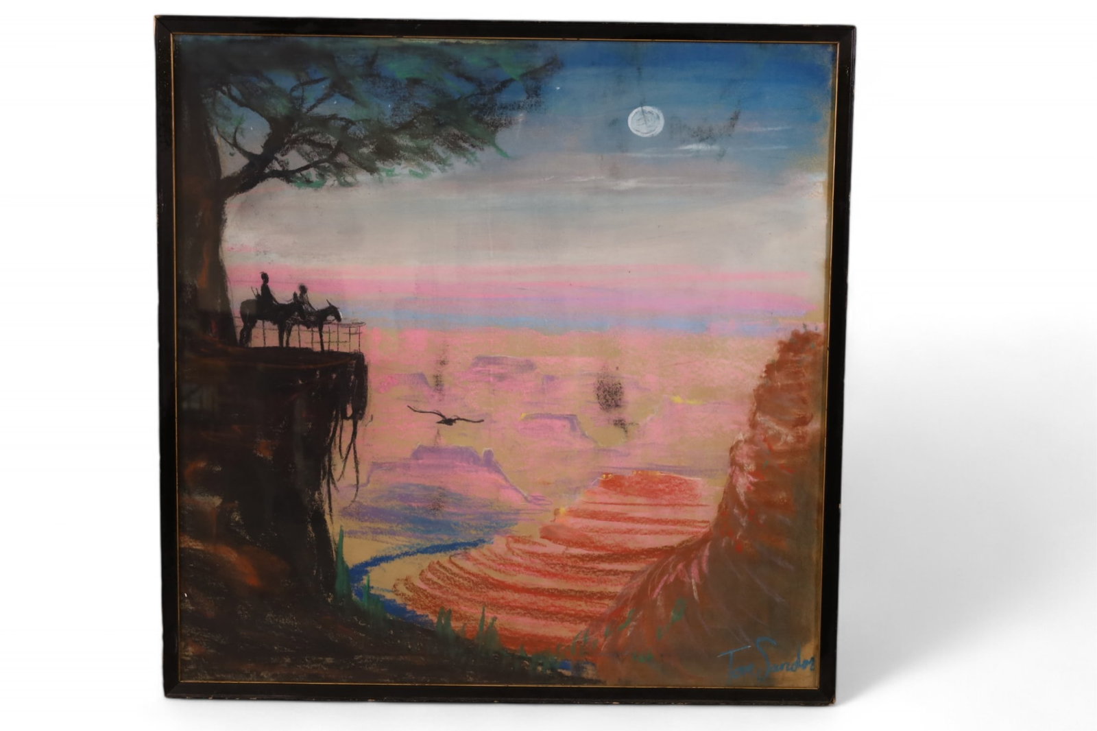 WESTERN PASTEL PAINTING (1 of 3)