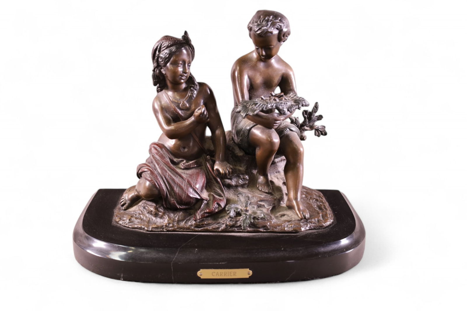 SMALL BRONZE STATUE (1 of 3)