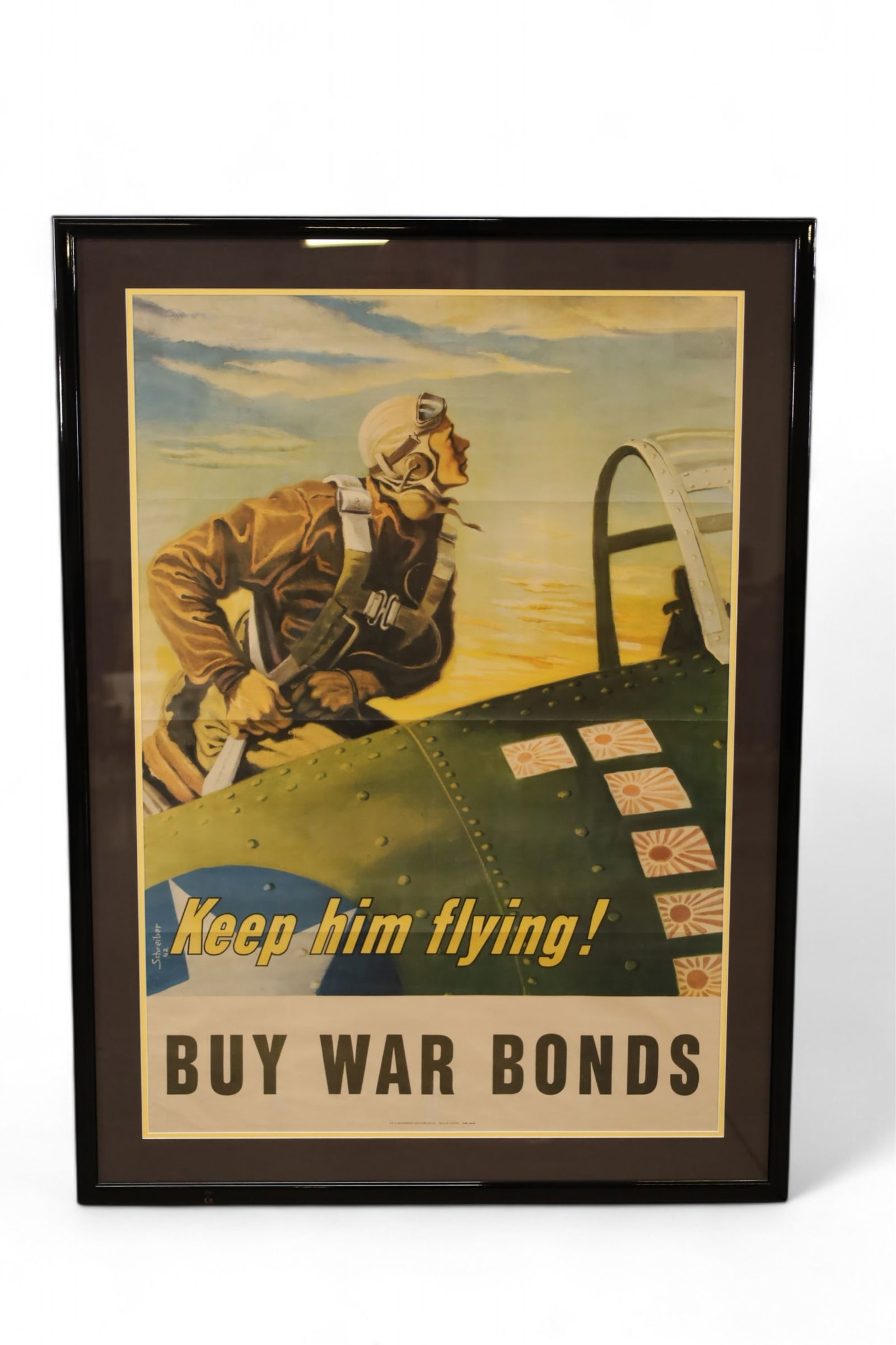 U.S. WWII WAR BONDS POSTER (1 of 5)