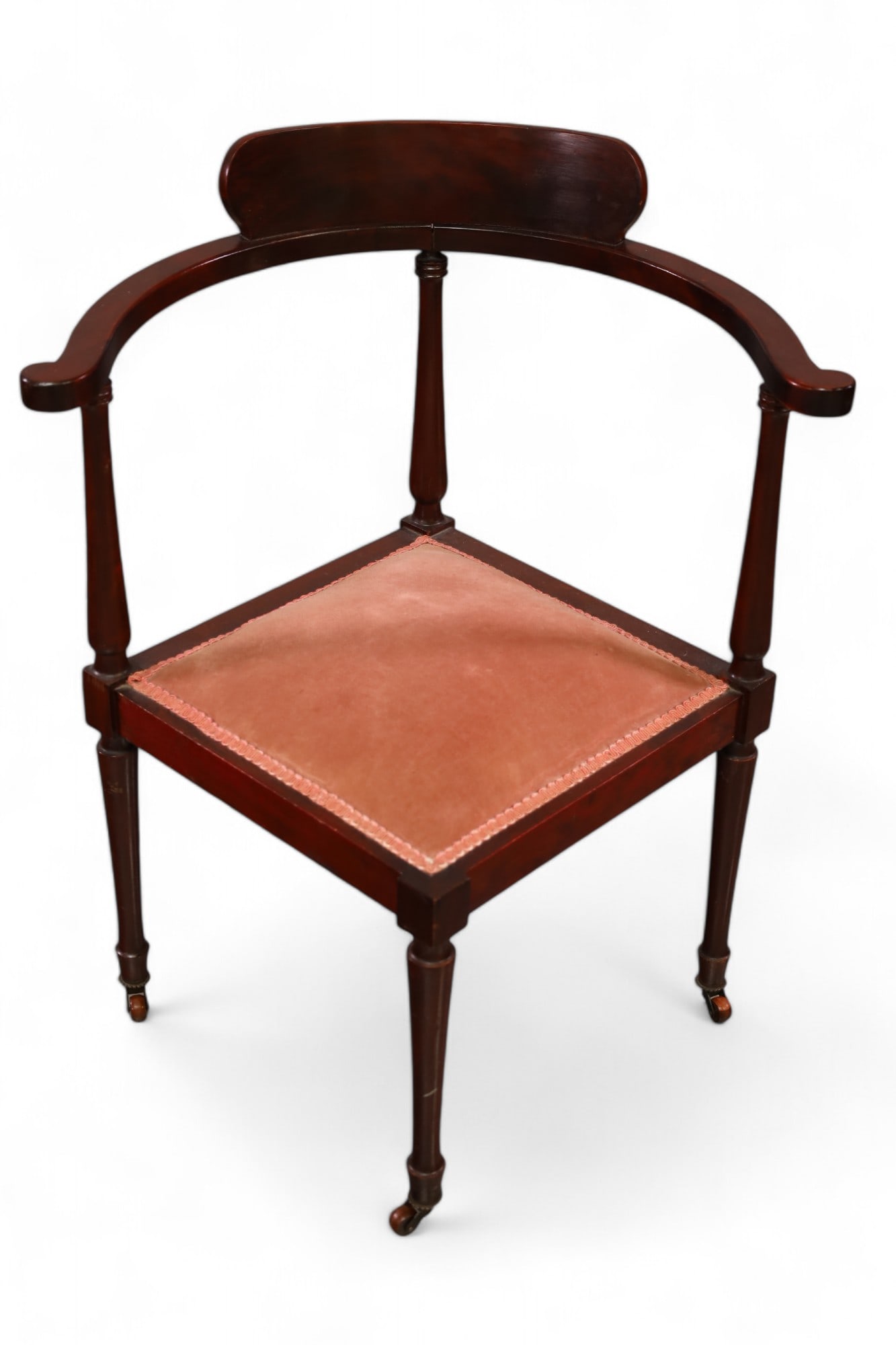 1900'S MAHOGANY CORNER CHAIR (1 of 3)