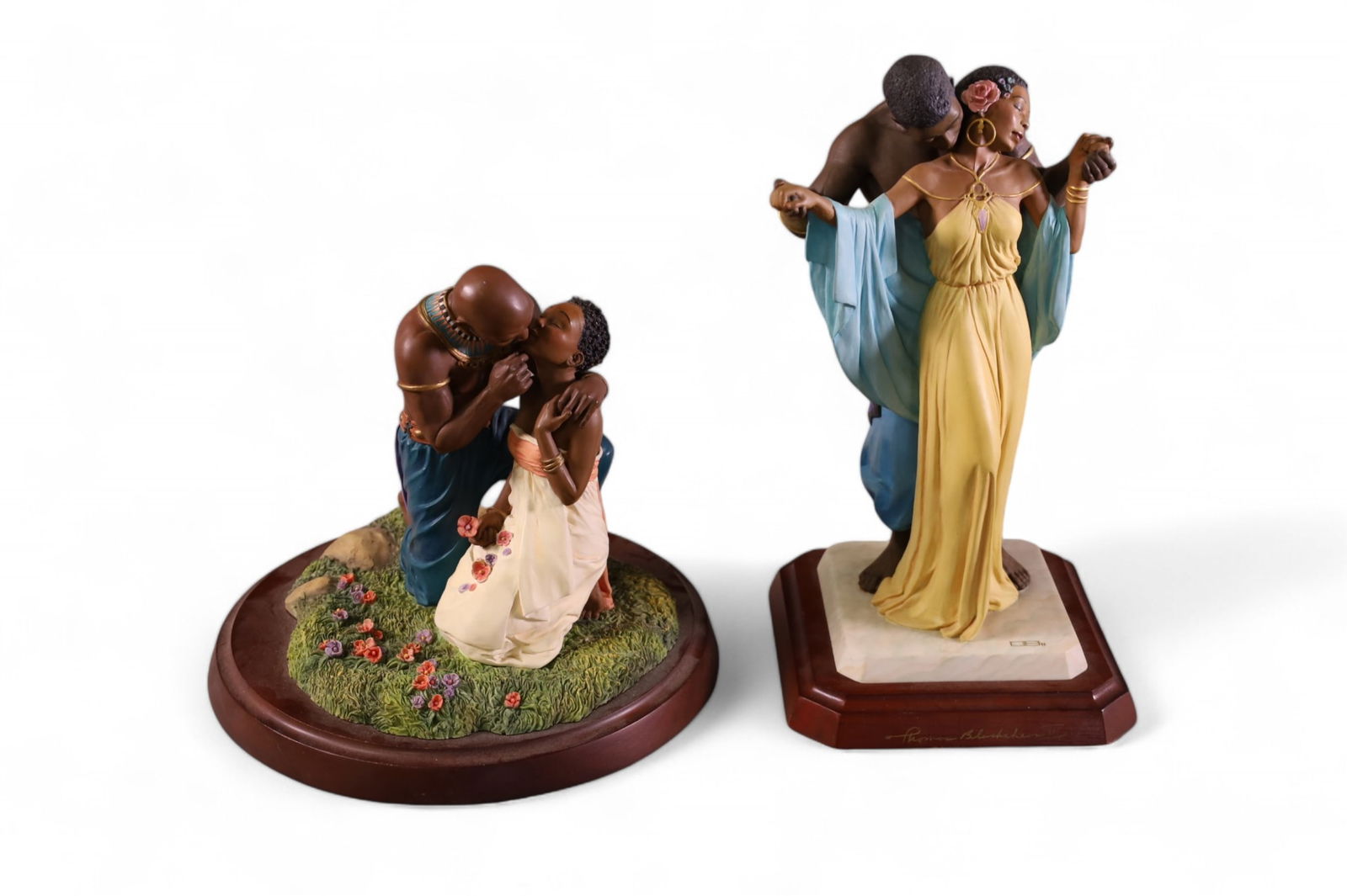 TWO THOMAS BLACKSHEAR FIGURES (1 of 5)