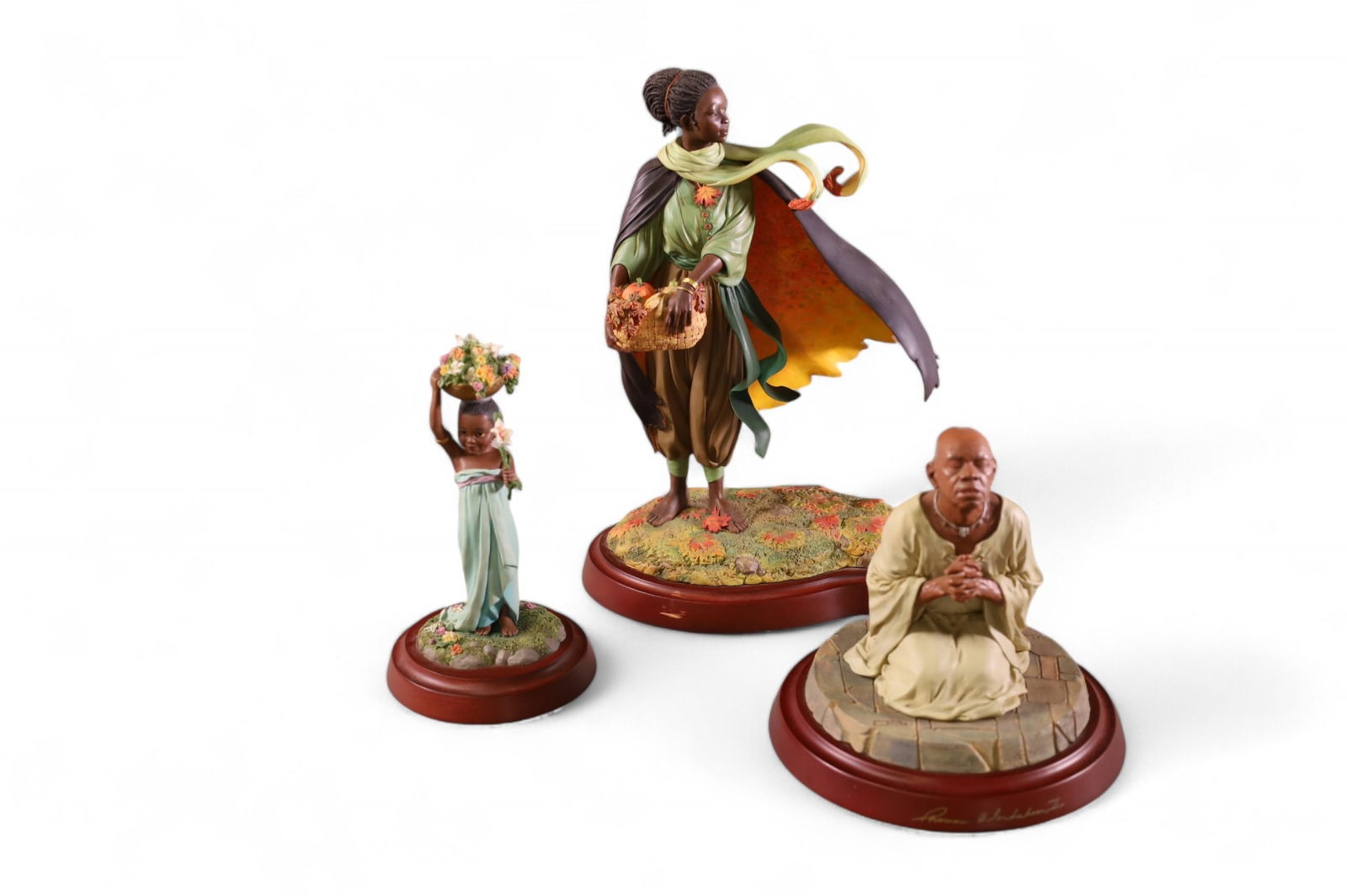 THREE THOMAS BLACKSHEAR FIGURES (1 of 6)