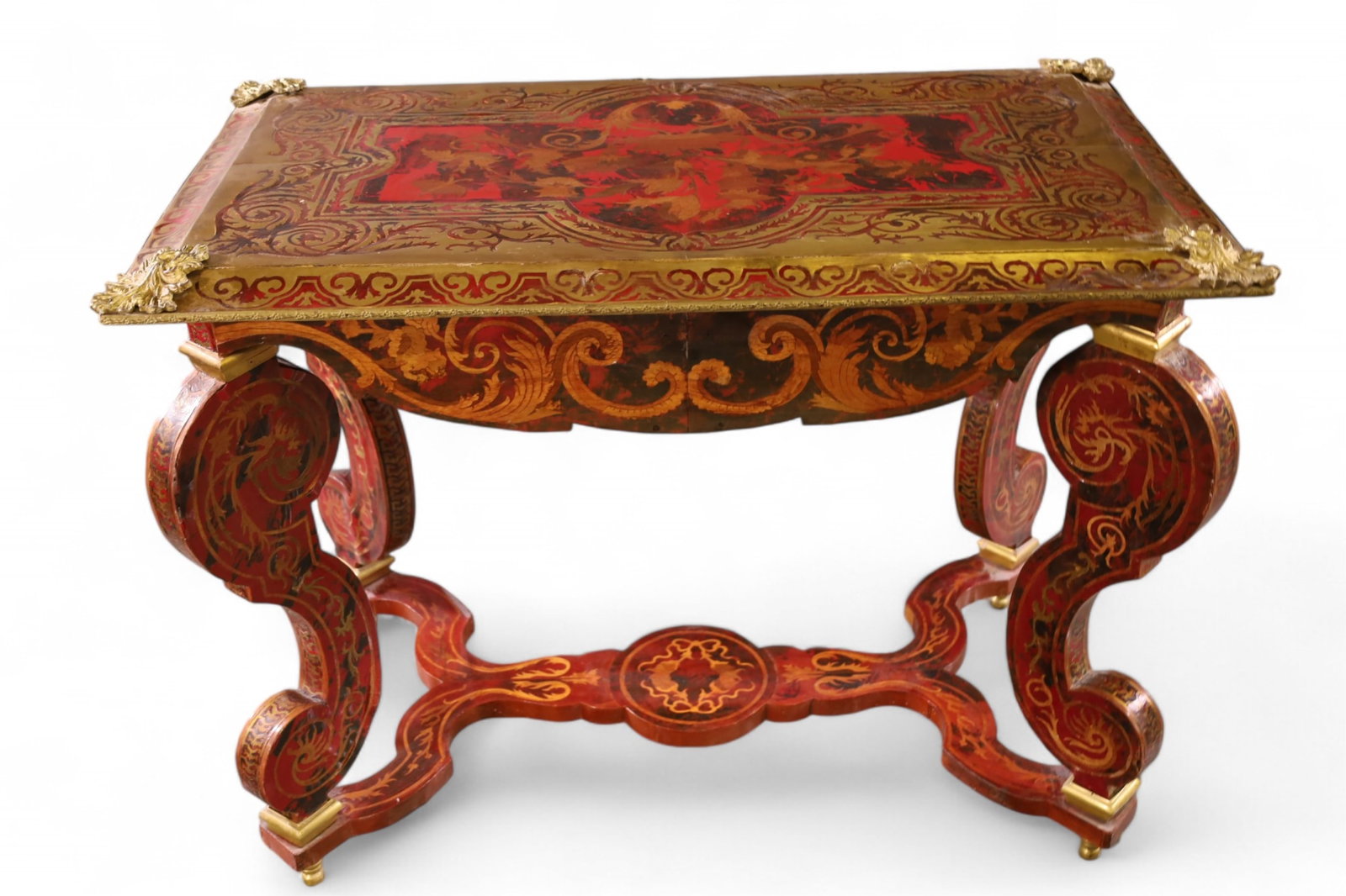 FRENCH BOULLE LAMP TABLE (1 of 5)