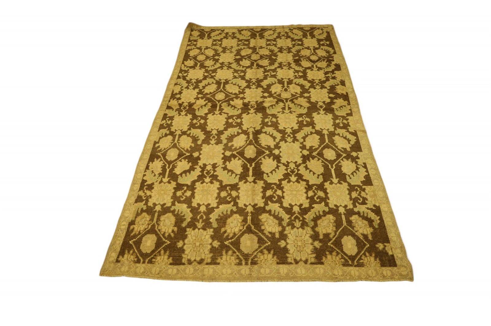 APPROX 8' x 4' 4" HANDMADE WOOL RUG (1 of 3)