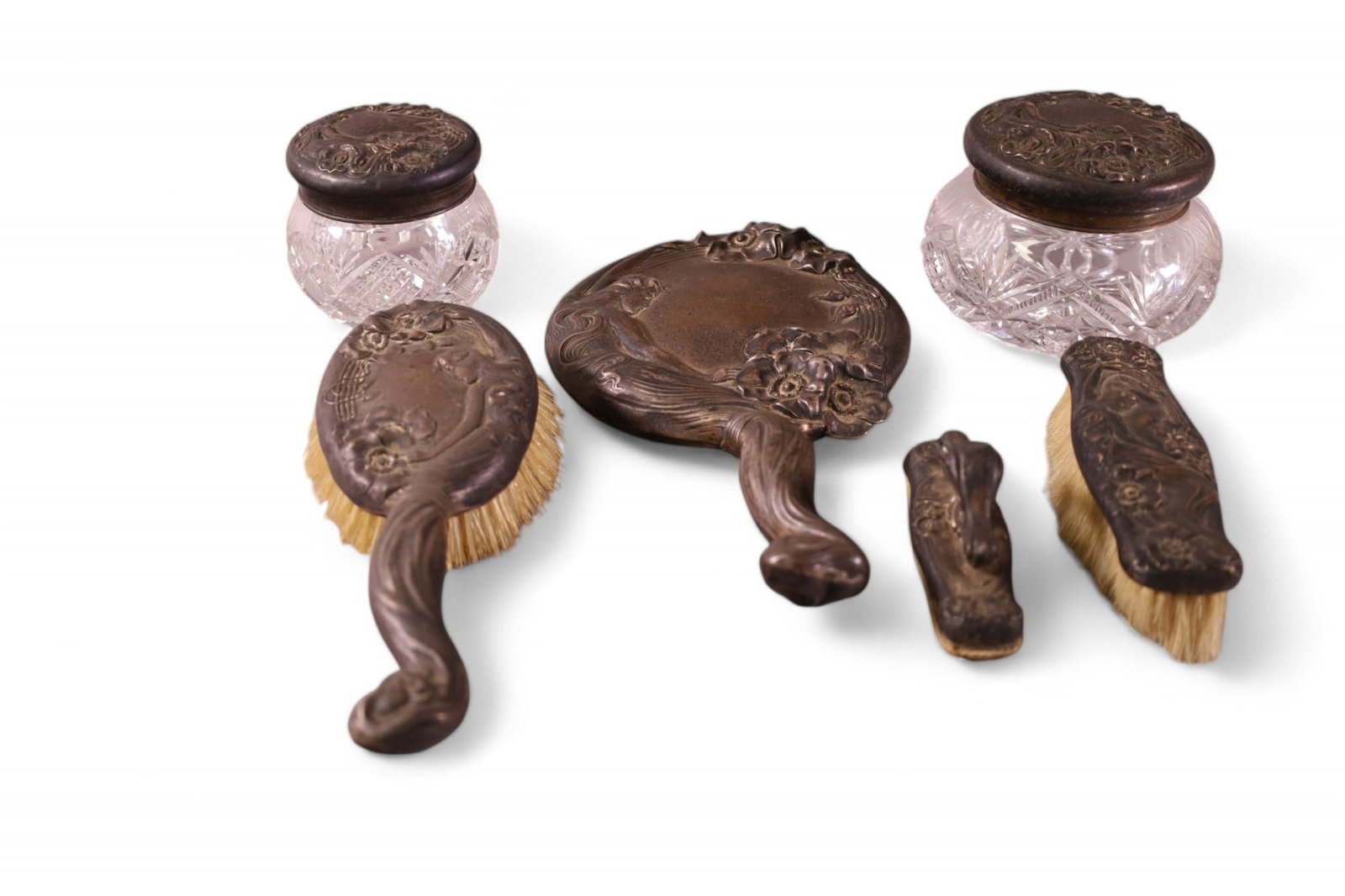 6 PIECE STERLING DRESSER SET (1 of 3)