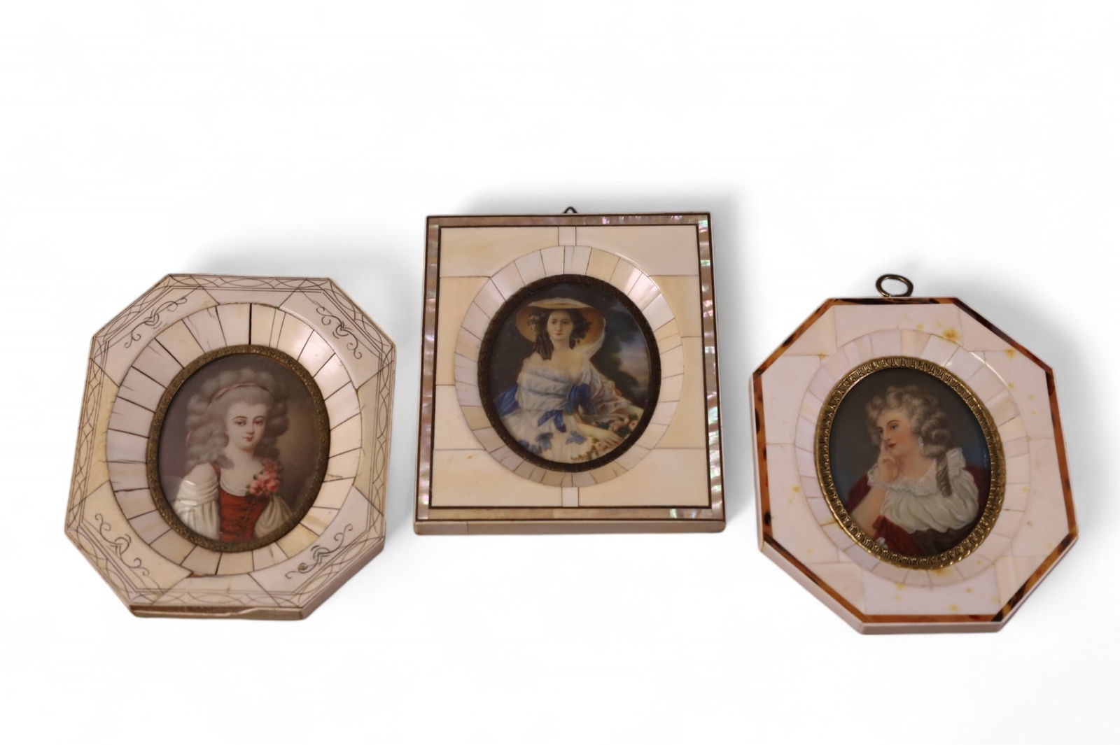 3 MINIATURE PAINTINGS (1 of 4)