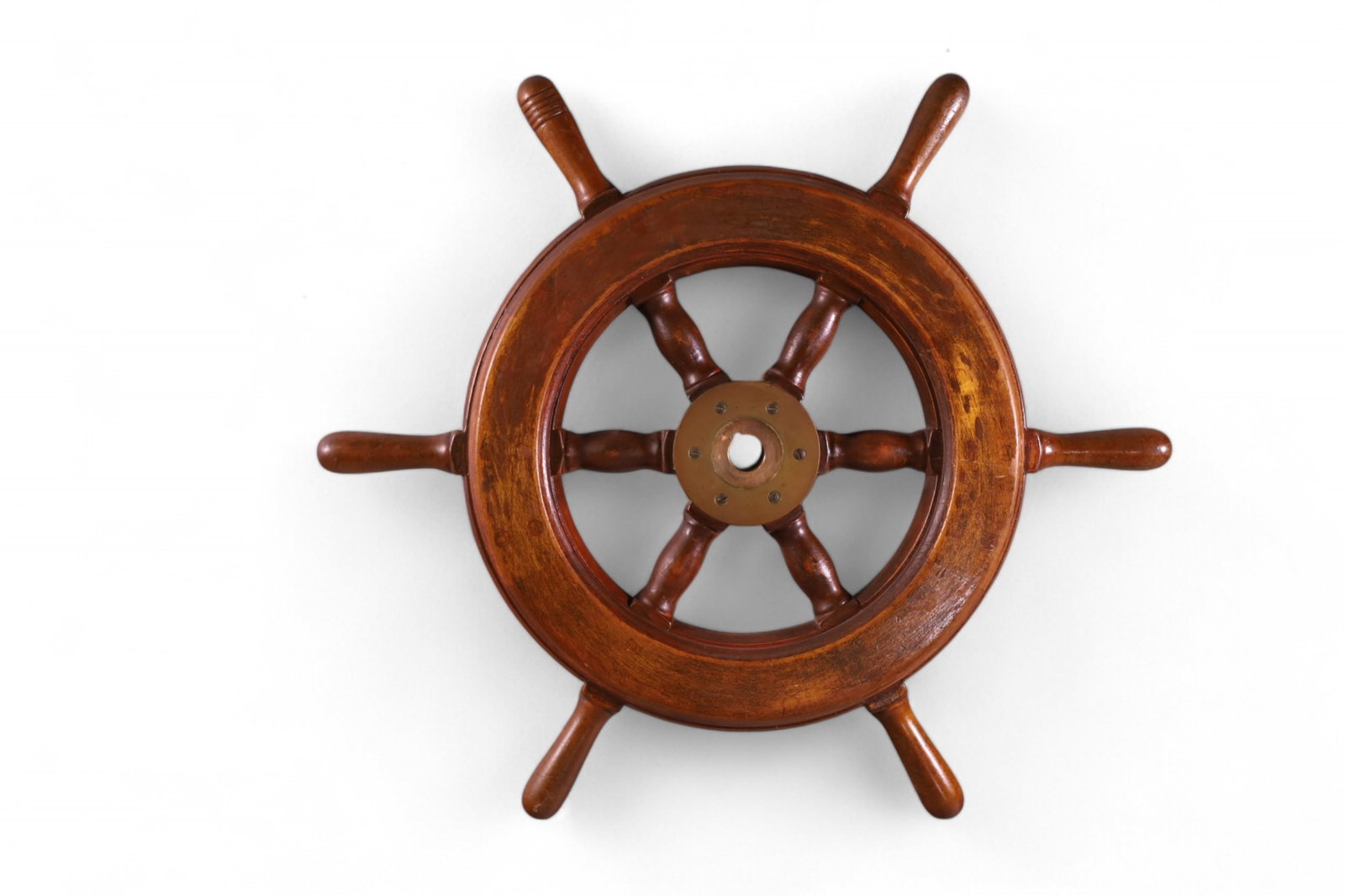 ANTIQUE SHIP'S WHEEL (1 of 2)