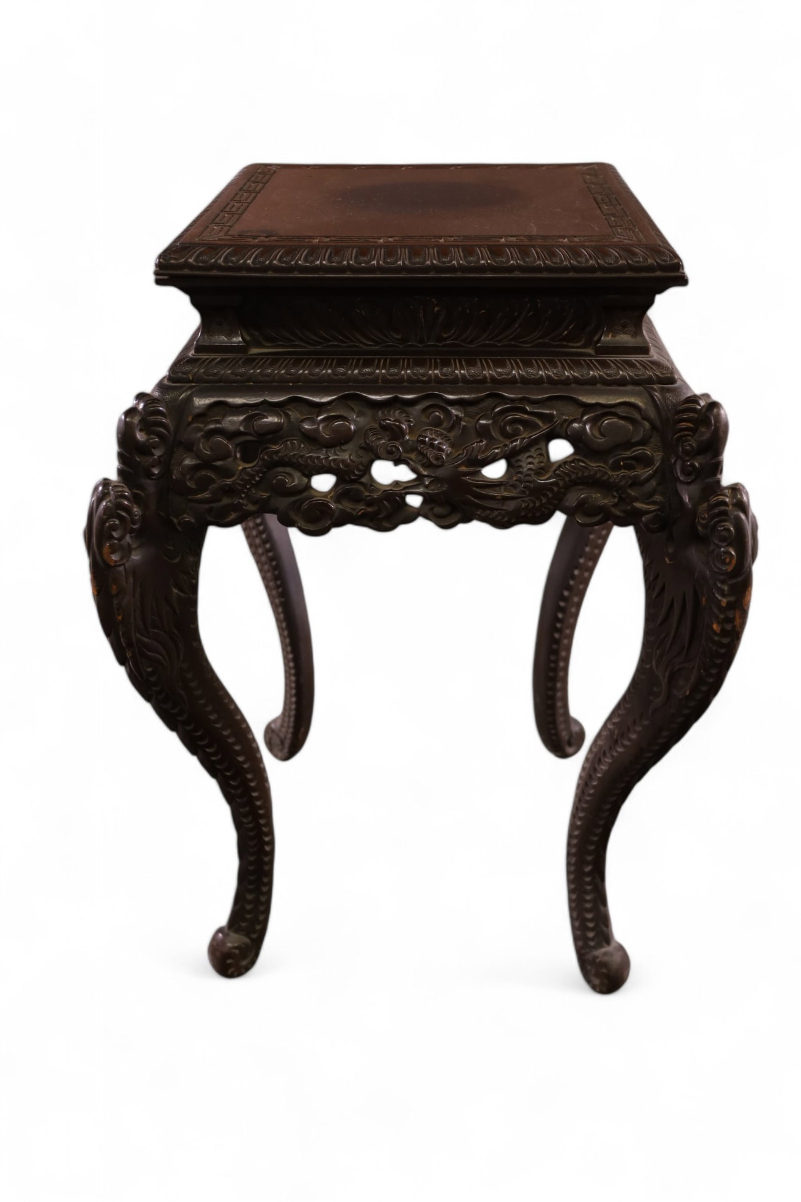 CARVED JAPANESE SIDE TABLE (1 of 3)