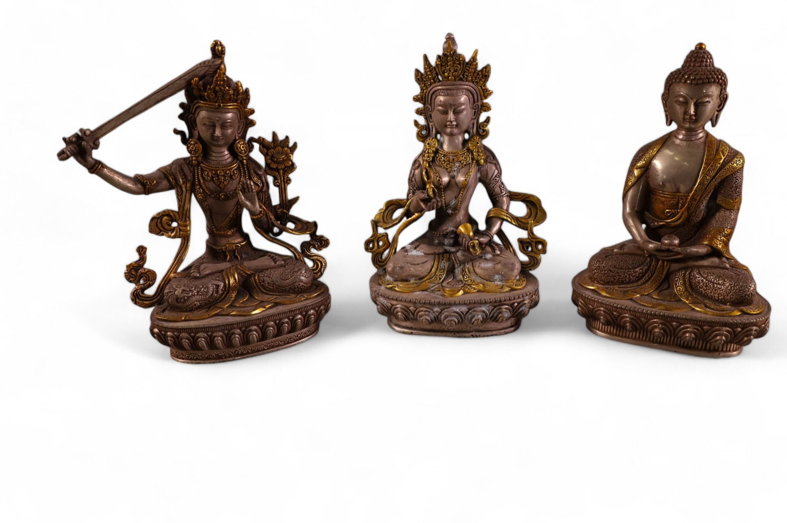 3 TIBETAN BUDDHAS (1 of 3)