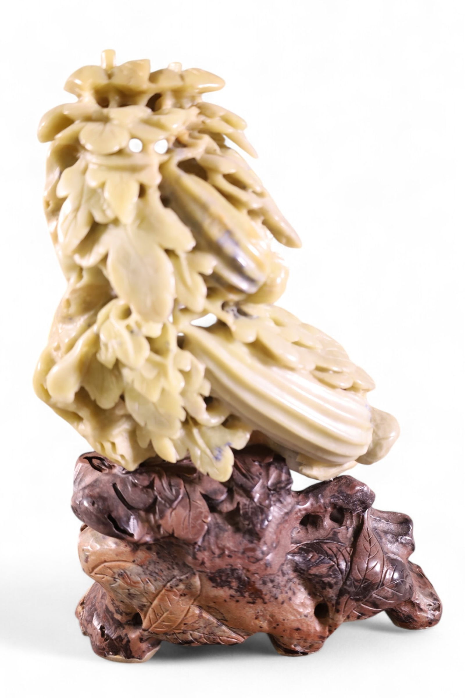 LARGE SOAPSTONE CARVING (1 of 2)