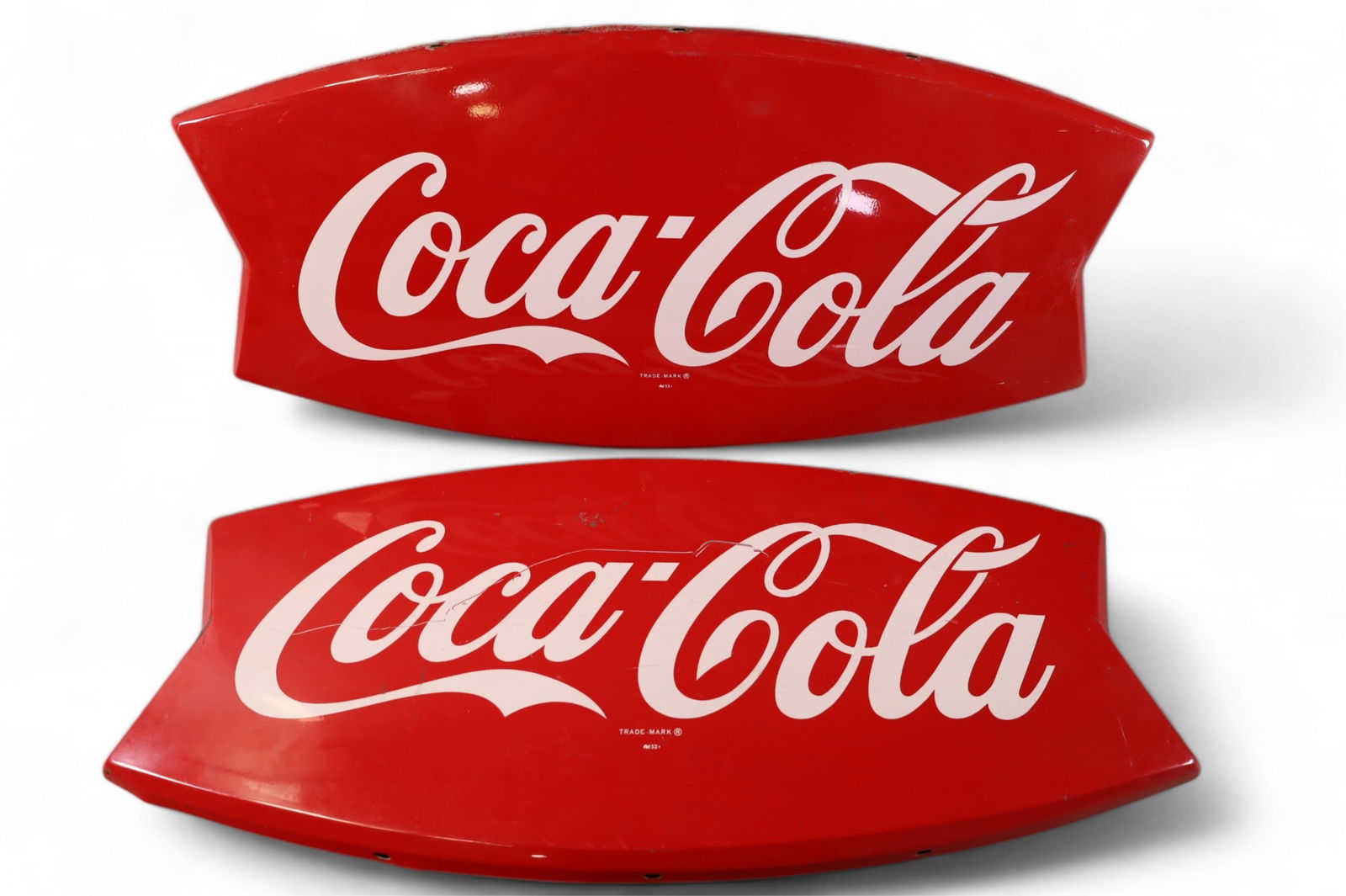 2 COCA COLA METAL SIGNS (1 of 4)