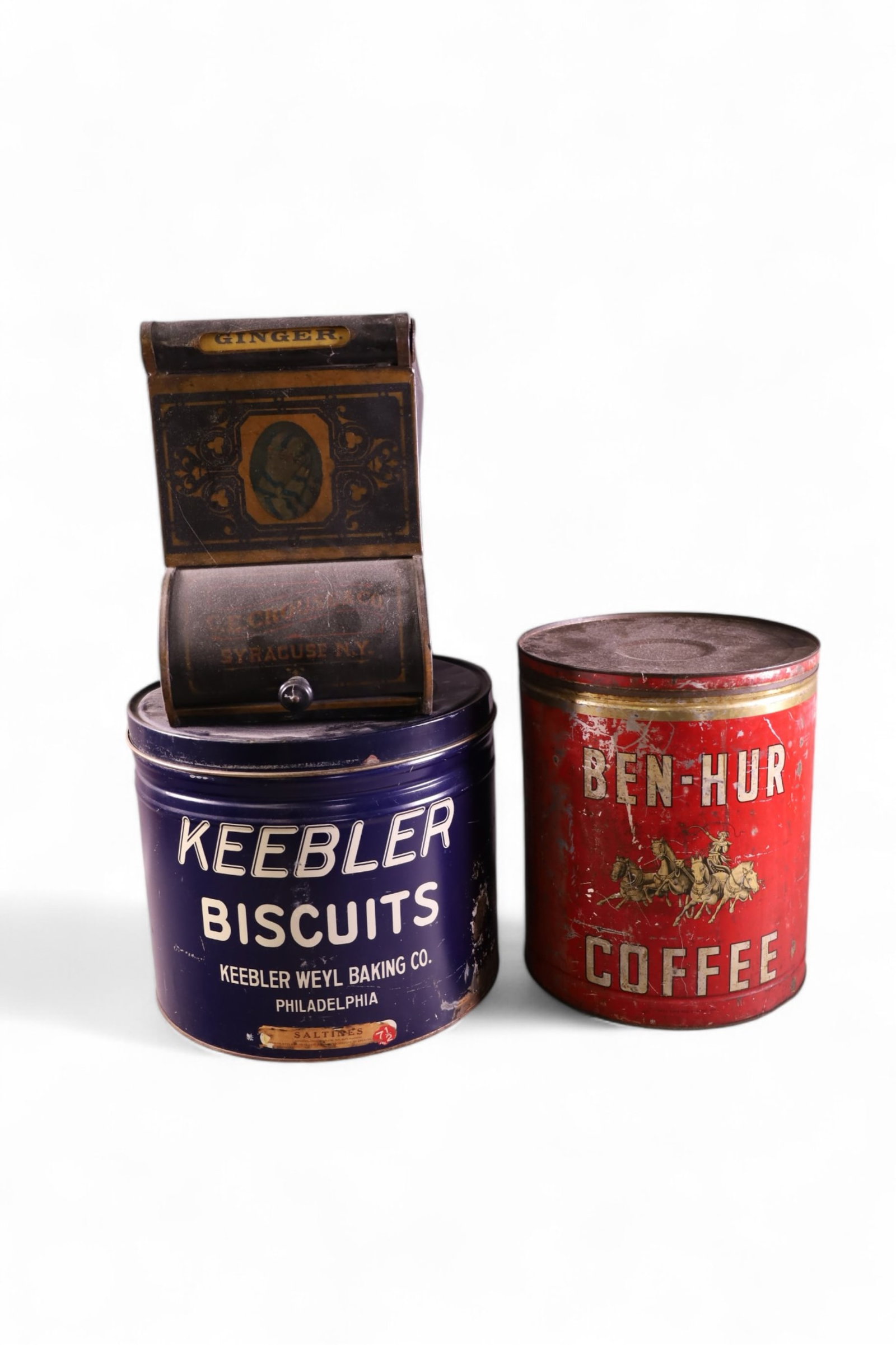 3 ADVERTISING TINS (1 of 4)