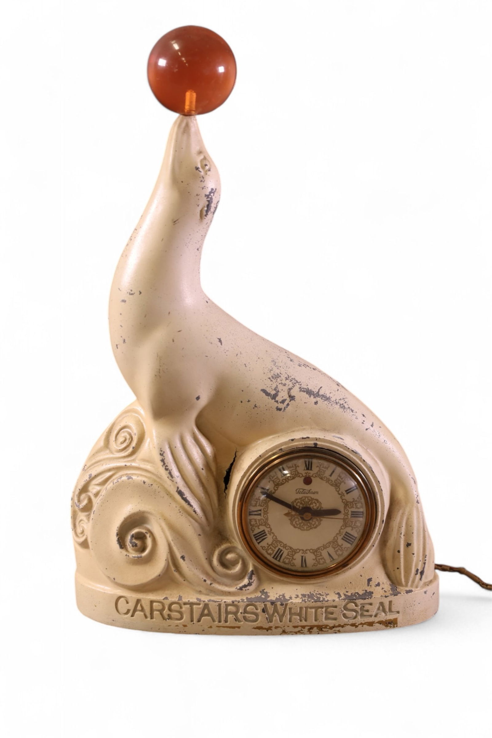 Carstairs White Seal Whiskey Clock Auction