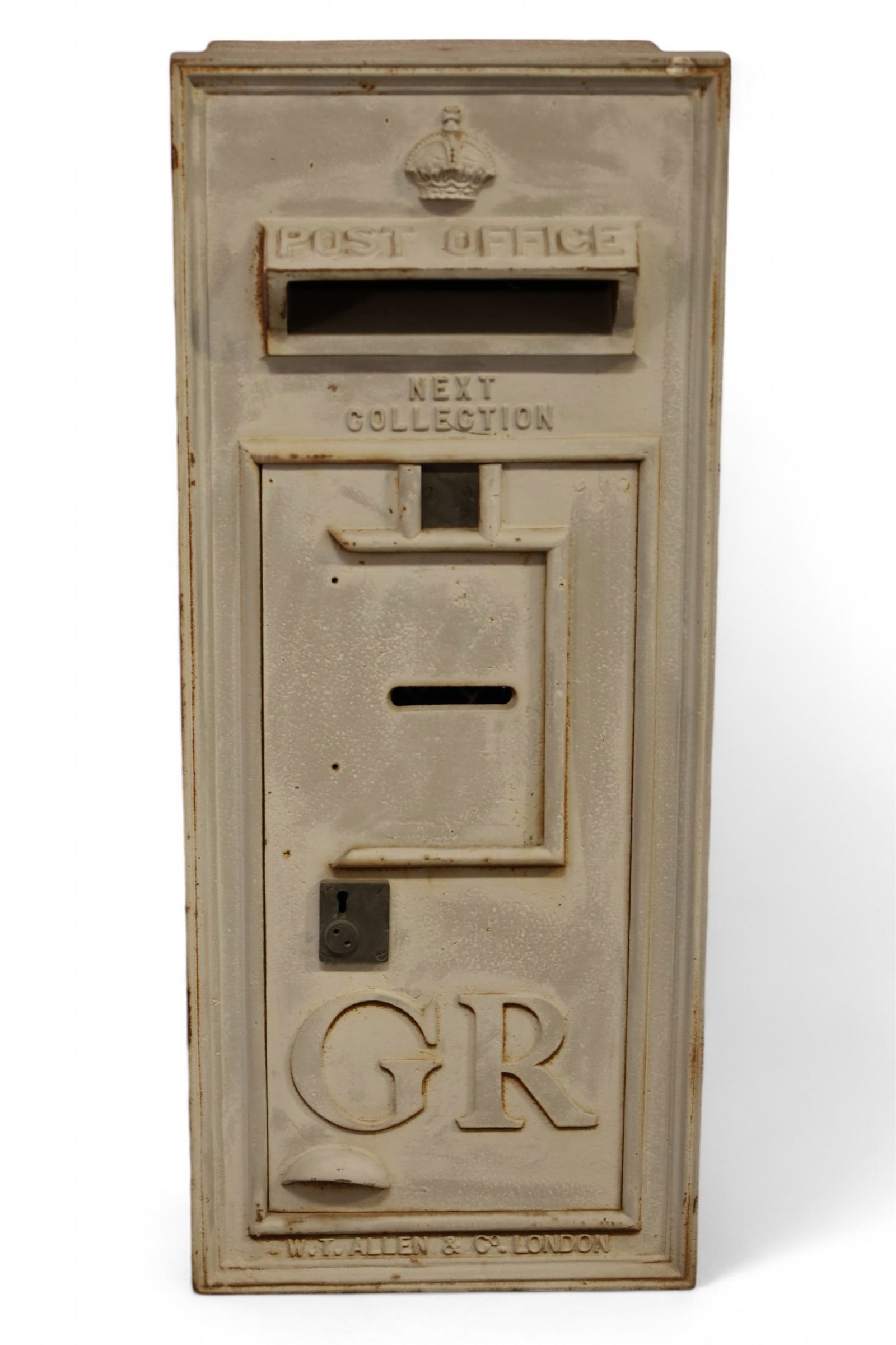 Cast Iron Great Britain Post Office Mail Box Auction