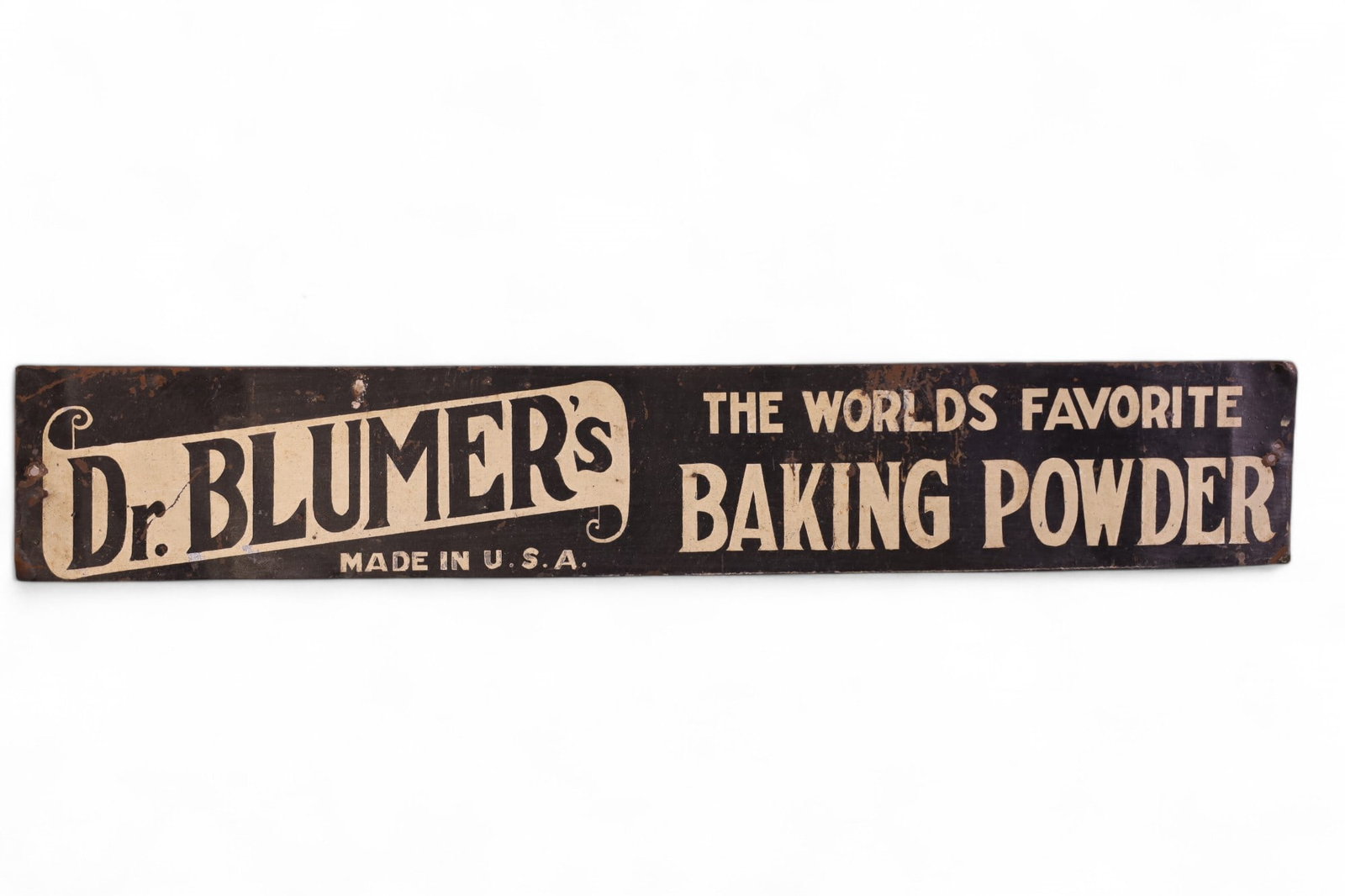 DR BLUMERS BAKING POWDER TIN SIGN (1 of 2)