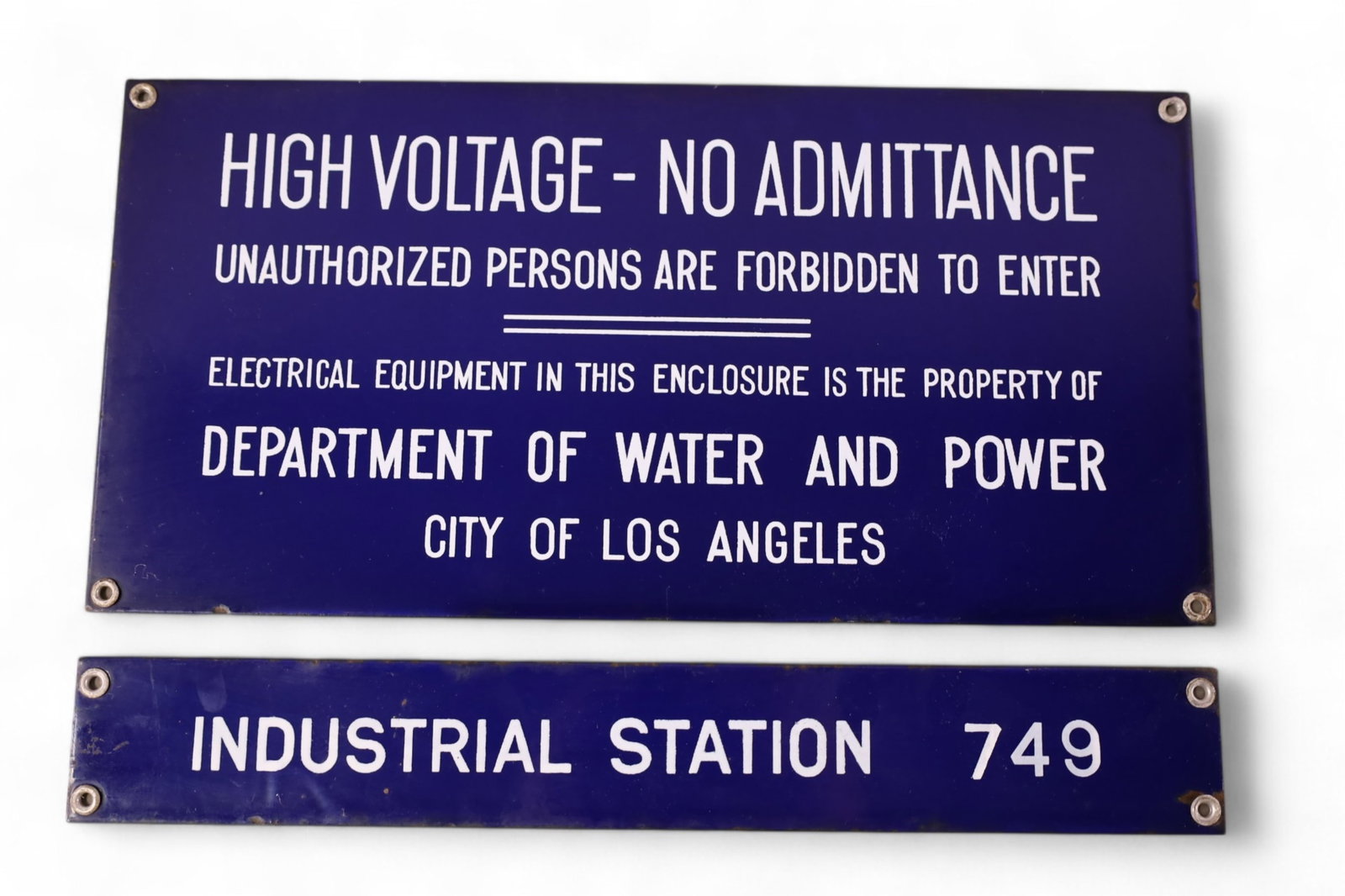 DEPARTMENT OF WATER & POWER L.A. SIGN (1 of 2)