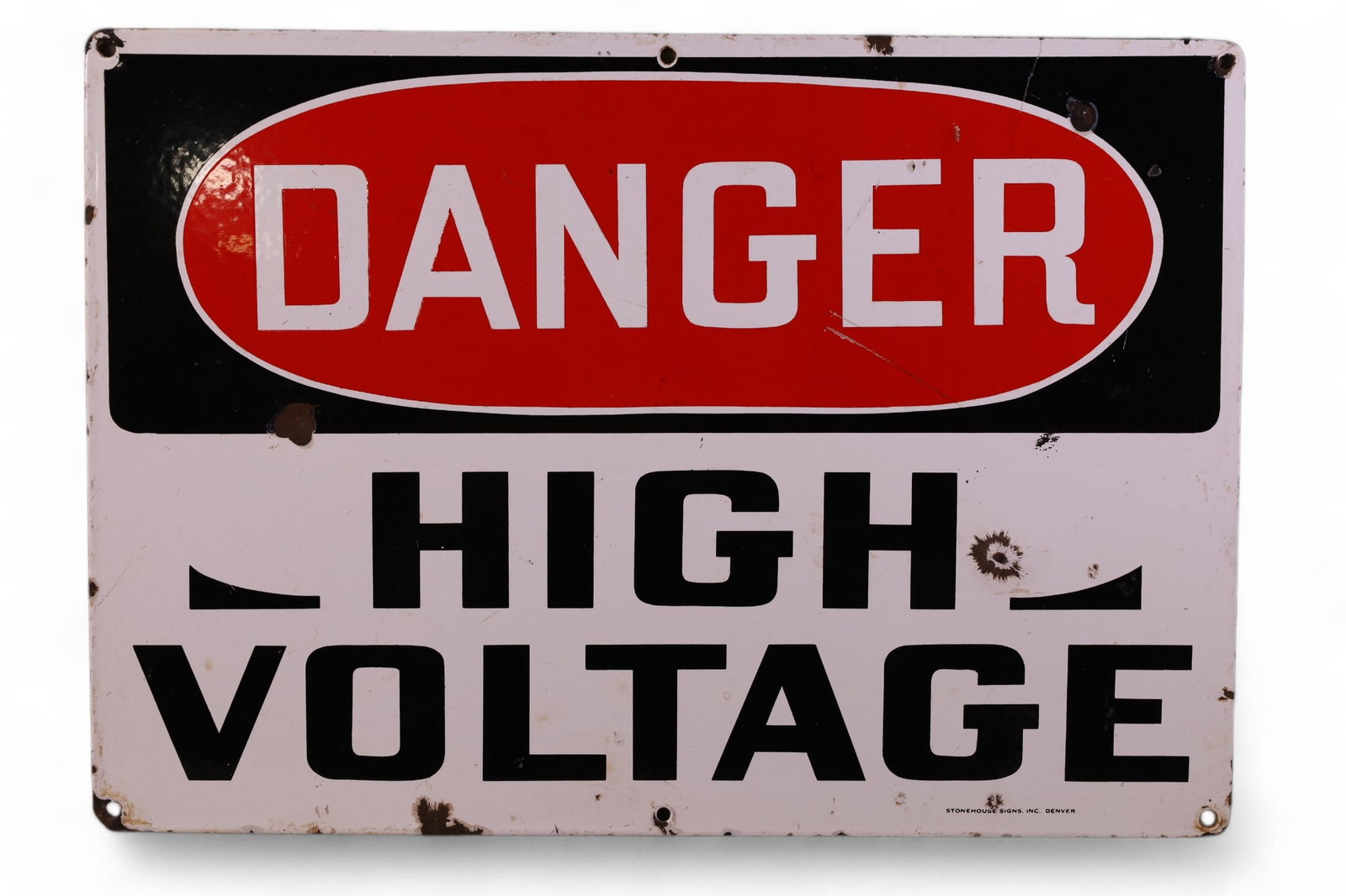 DANGER PORCELAIN SIGN (1 of 2)