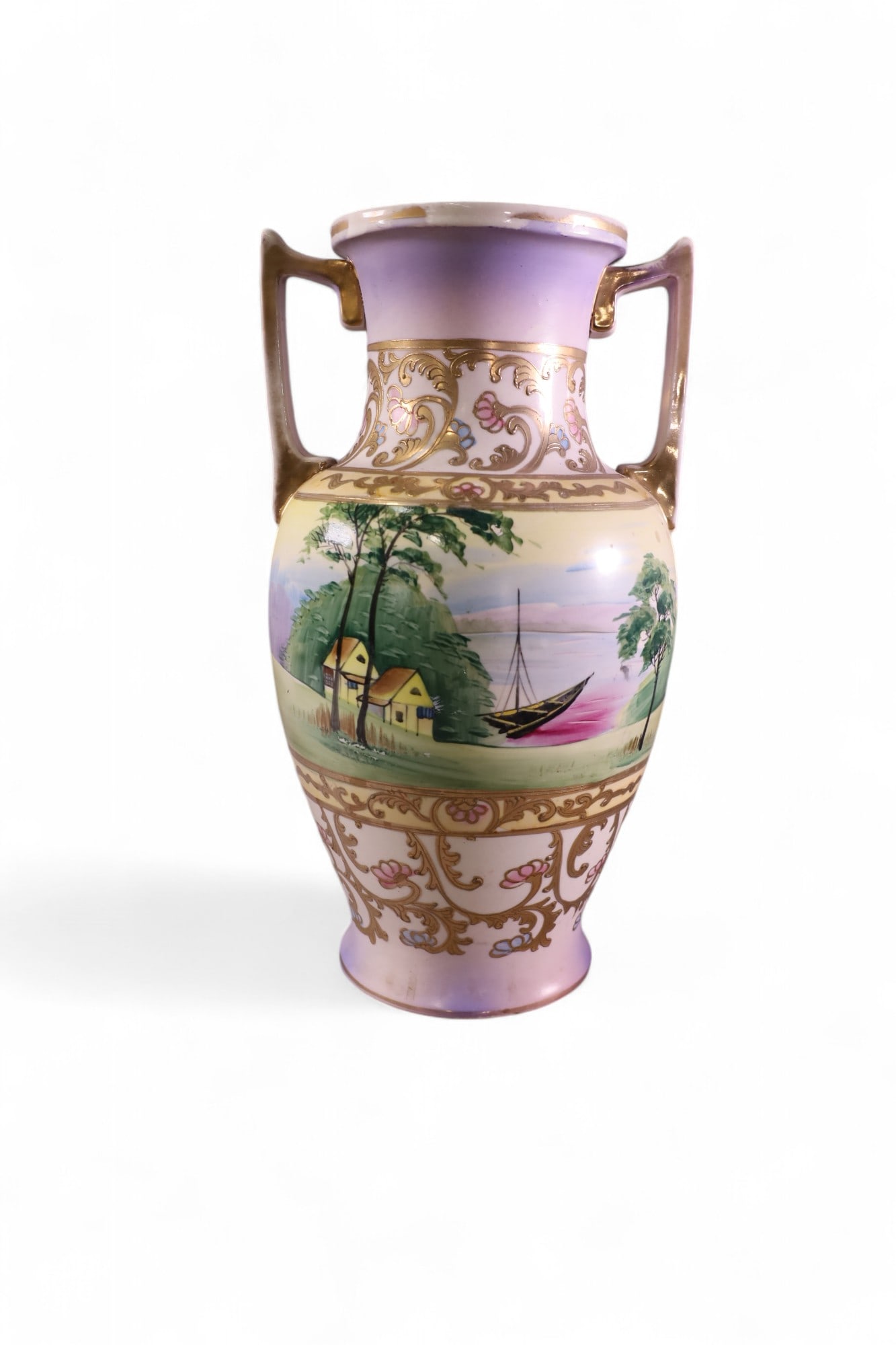 JAPANESE SATSUMA VASE (1 of 3)