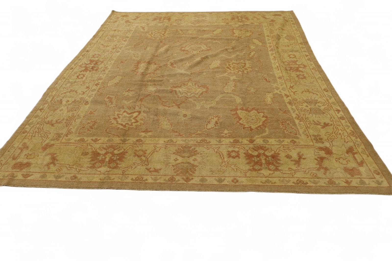 APPROX 8' 2" x 10' 10" HANDMADE WOOL RUG (1 of 4)