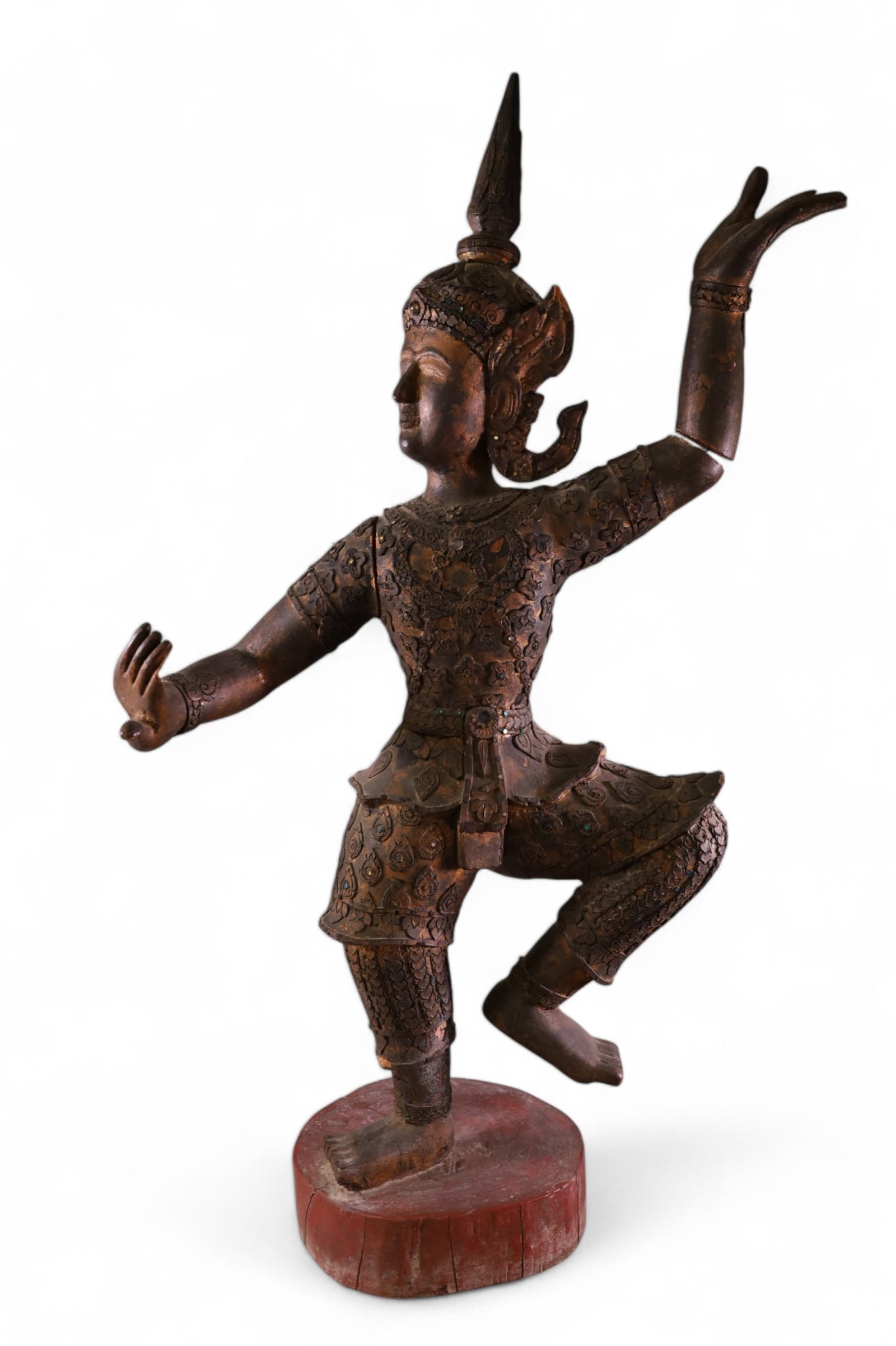 LARGE WOODEN THAI FIGURE (1 of 5)