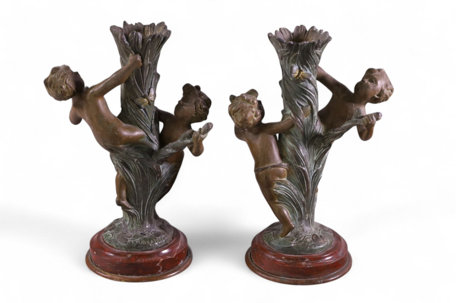 PAIR OF FIGURAL CANDELABRAS (1 of 4)
