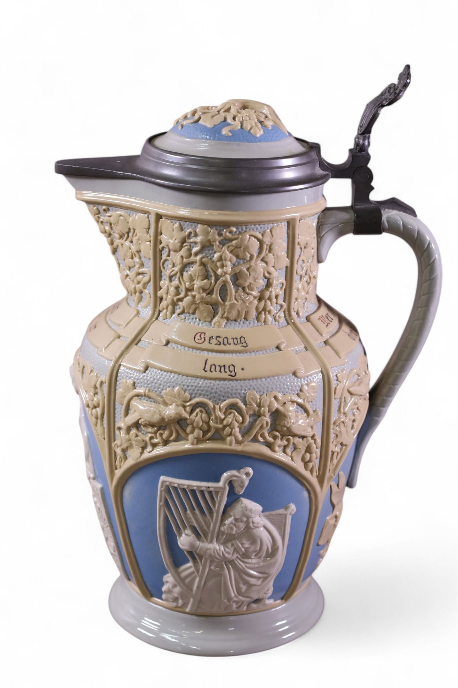 LARGE METTLACH STEIN (1 of 3)