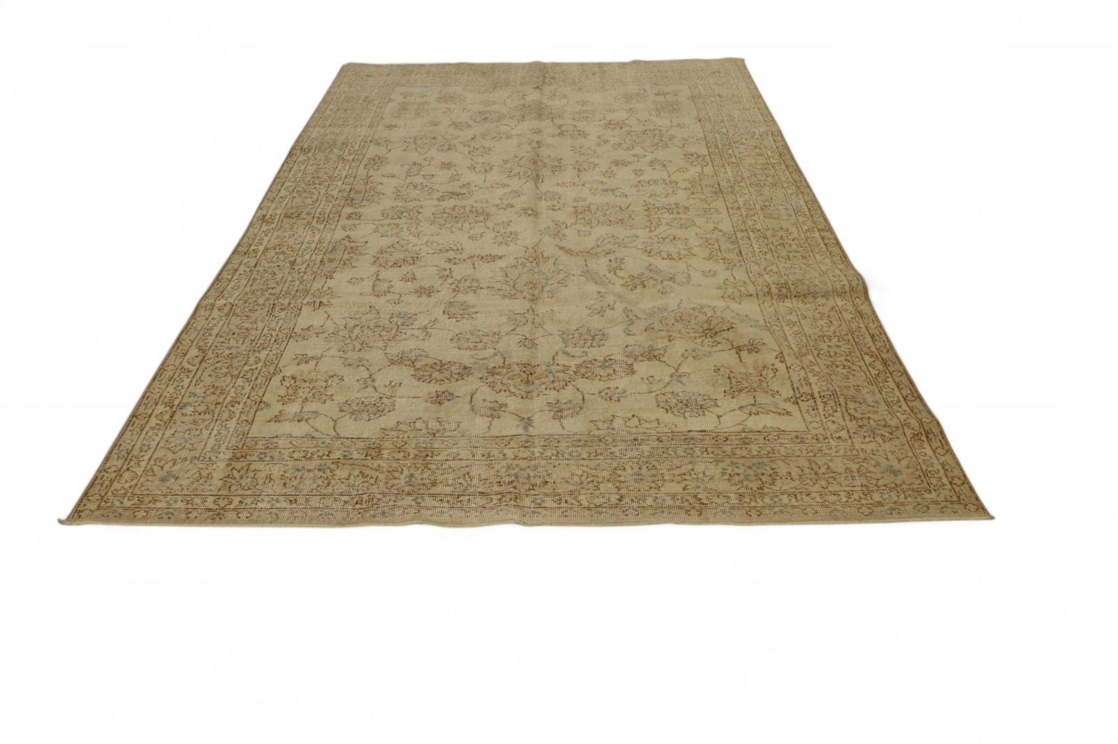 APPROX 10' 1" x 6' 8" HANDMADE WOOL RUG (1 of 3)