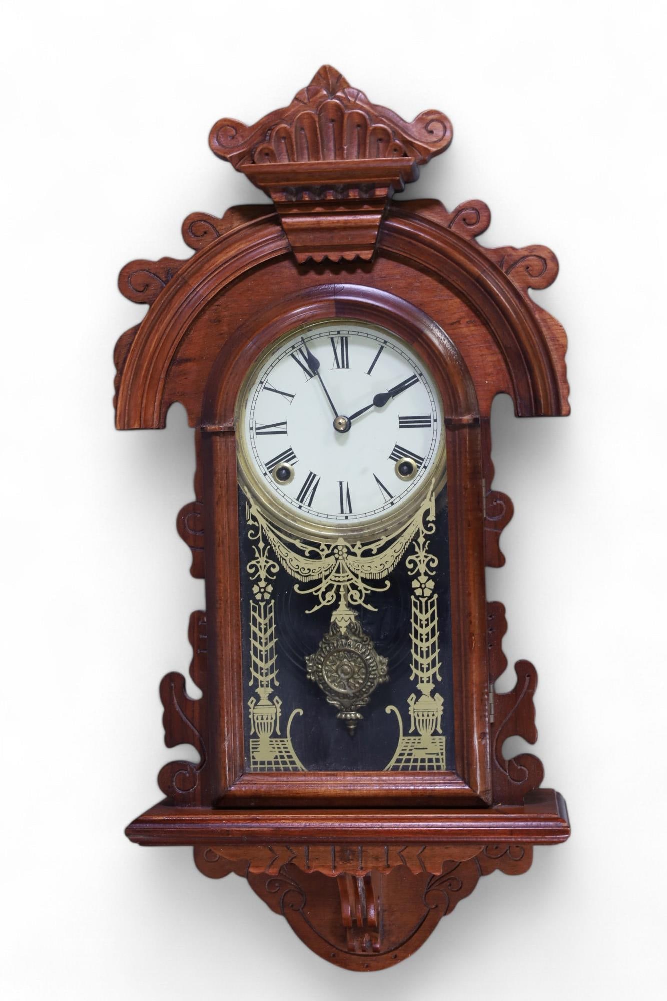 VICTORIAN STYLE WALL CLOCK (1 of 2)