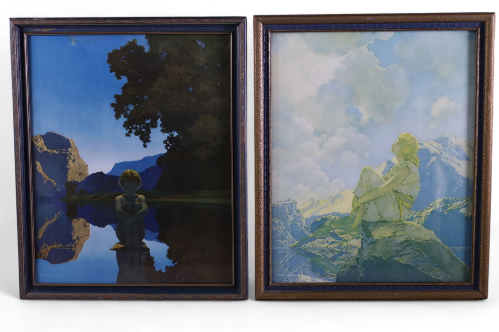PAIR OF MAXFIELD PARRISH PRINTS (1 of 3)
