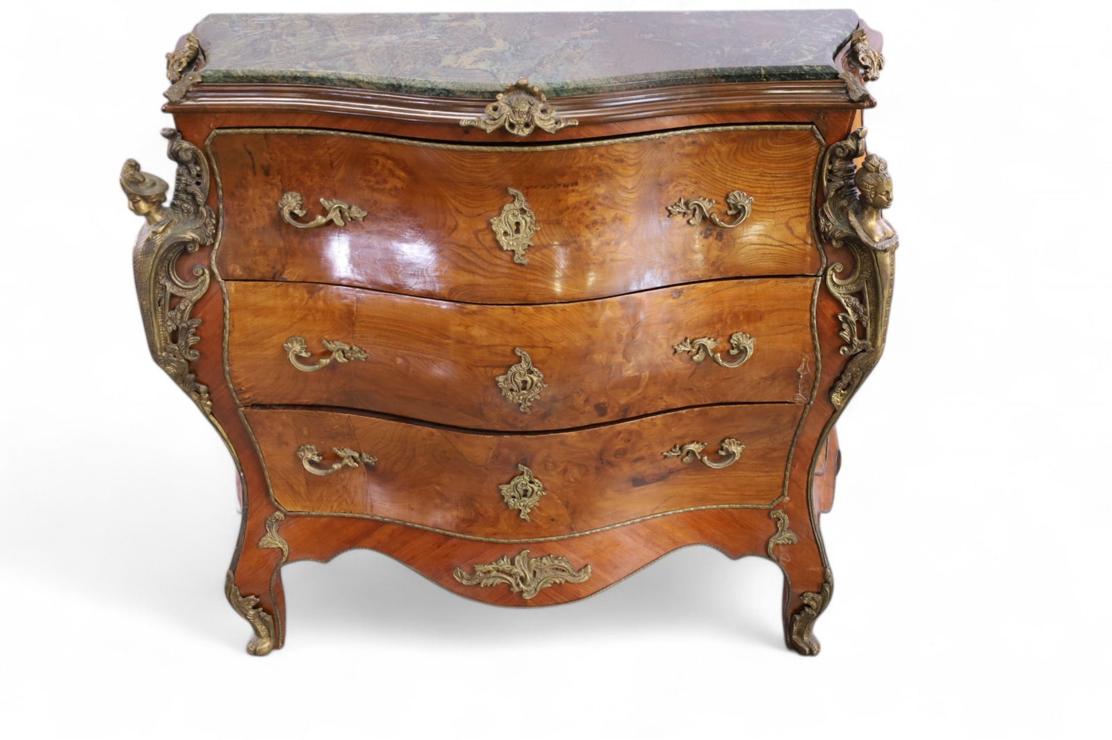 FRENCH STYLE MARBLE TOP CHEST (1 of 6)