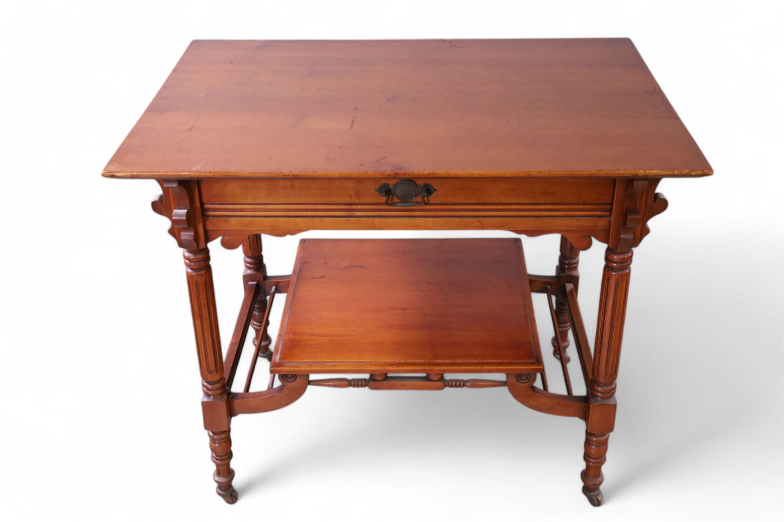 VICTORIAN 1 DRAWER TABLE (1 of 3)