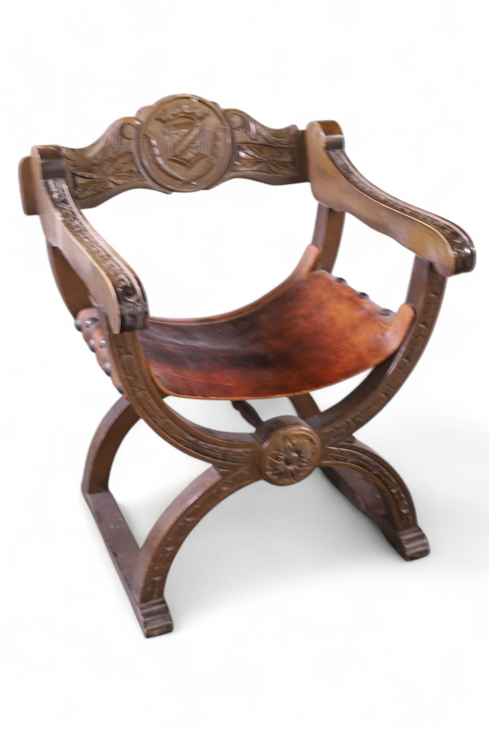 SPANISH STYLE SAVONAROLA  CHAIR (1 of 3)