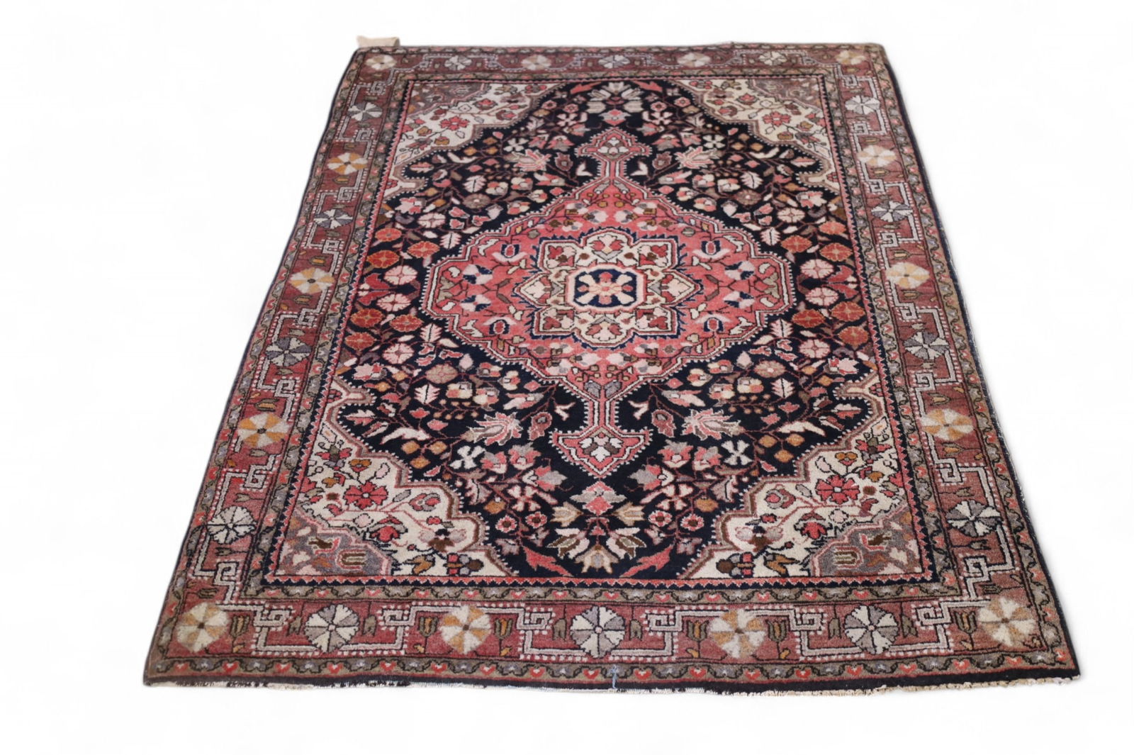 APPROX 4' 10" x 3' 5" HANDMADE PERSIAN RUG (1 of 3)