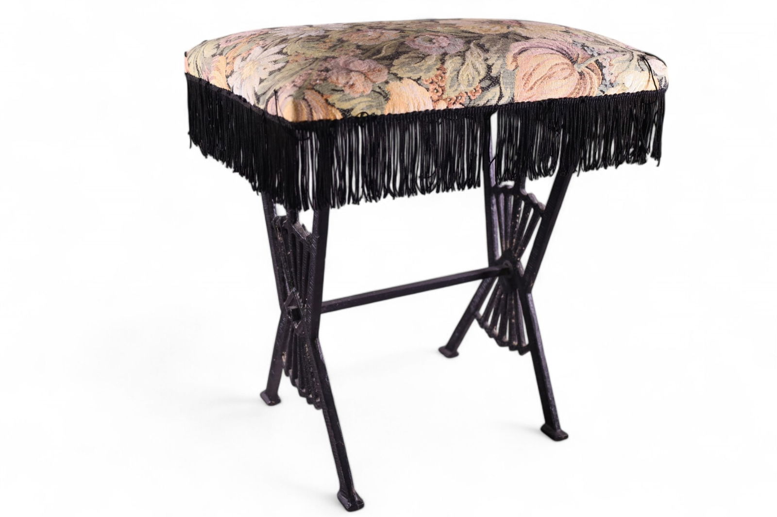 1920'S IRON VANITY STOOL (1 of 2)