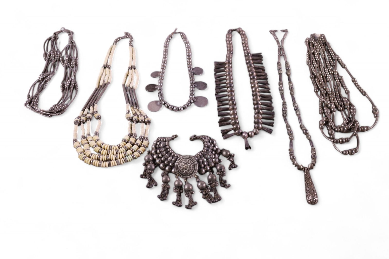 7 STERLING NECKLACES (1 of 5)